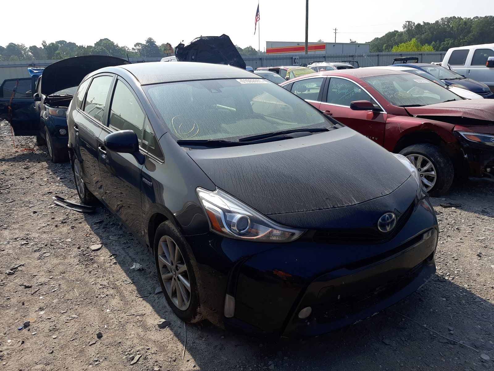 Photo 1 from auction – 2016 TOYOTA PRIUS V with VIN JTDZN3EU4GJ043119