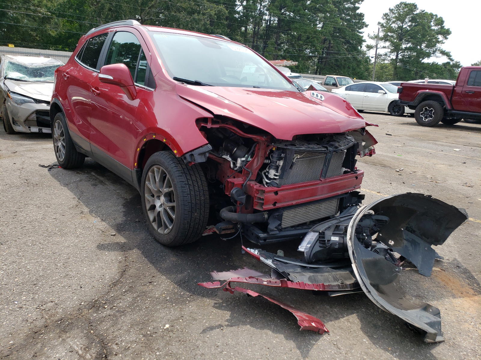 BUICK ENCORE SPO 2016 with VIN KL4CJ2SMXGB739214 - Photo from auction