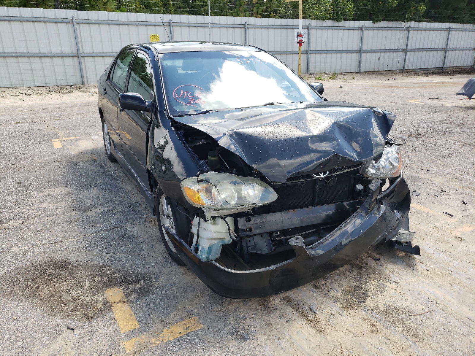 TOYOTA COROLLA CE 2007 with VIN 2T1BR32E37C825409 - Photo from auction