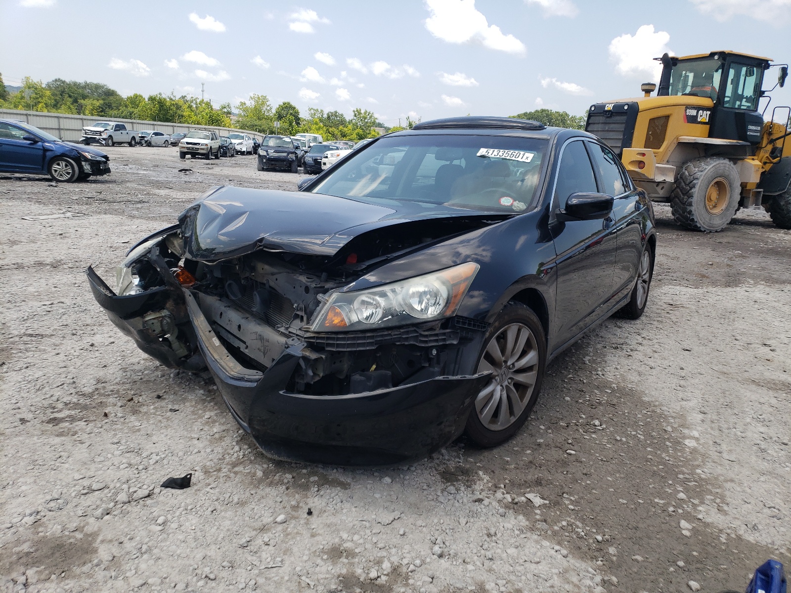 Photo 2 from auction – 2011 HONDA ACCORD EXL with VIN 1HGCP2F8XBA074929