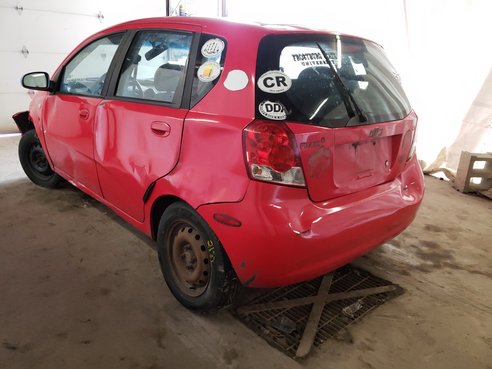 Photo 3 from auction – 2007 CHEVROLET AVEO with VIN KL1TD666X7B710660