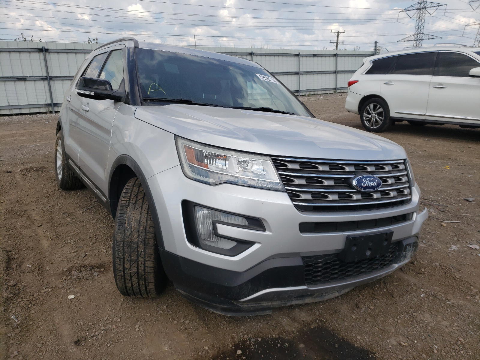 FORD EXPLORER X 2017 with VIN 1FM5K7D89HGB60711 - Photo from auction
