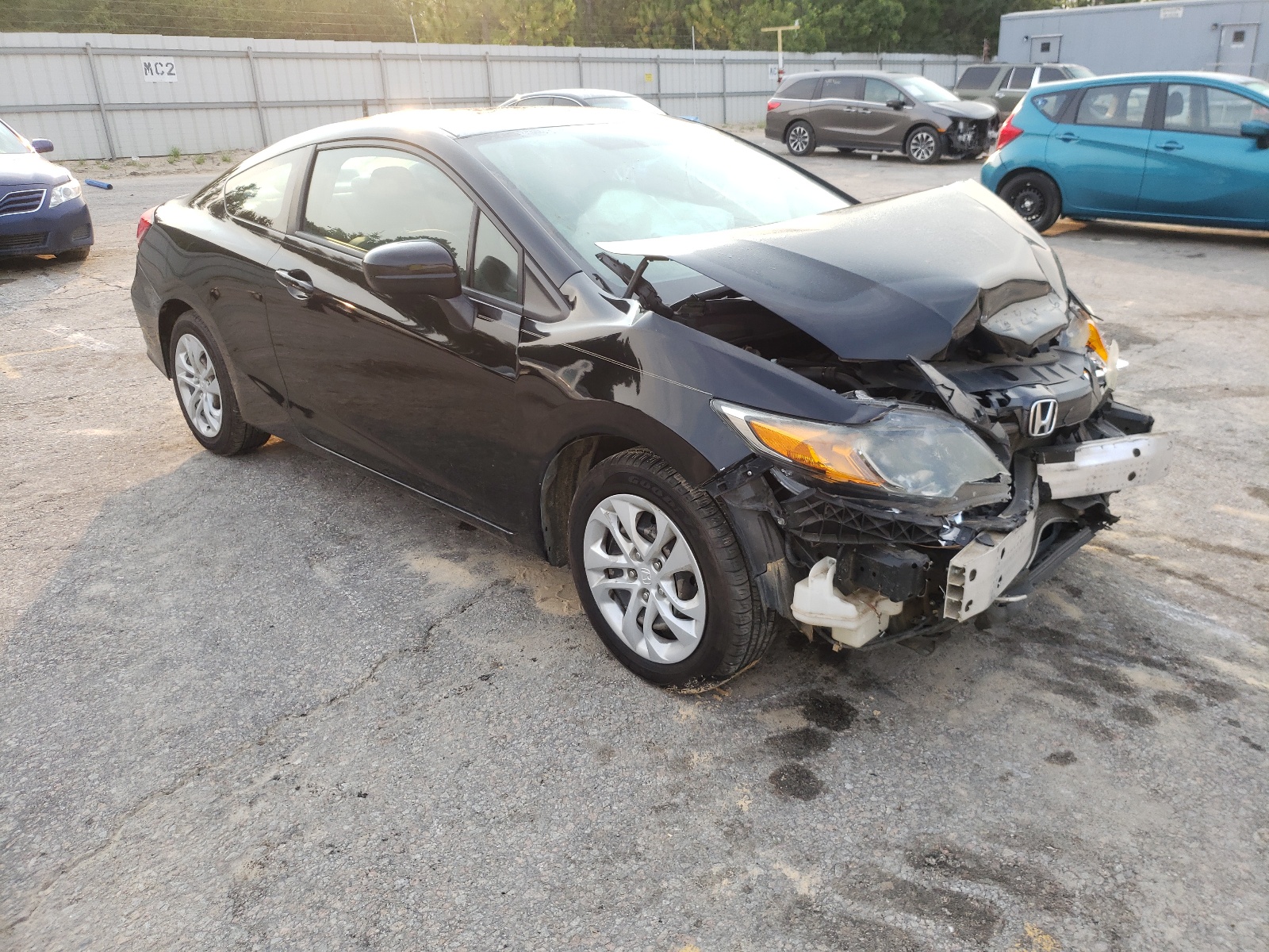 HONDA CIVIC LX 2014 with VIN 2HGFG3B59EH522341 - Photo from auction