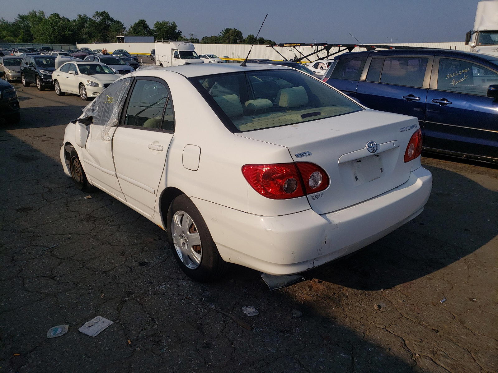 Photo 3 from auction – 2007 TOYOTA COROLLA CE with VIN JTDBR32E770120848
