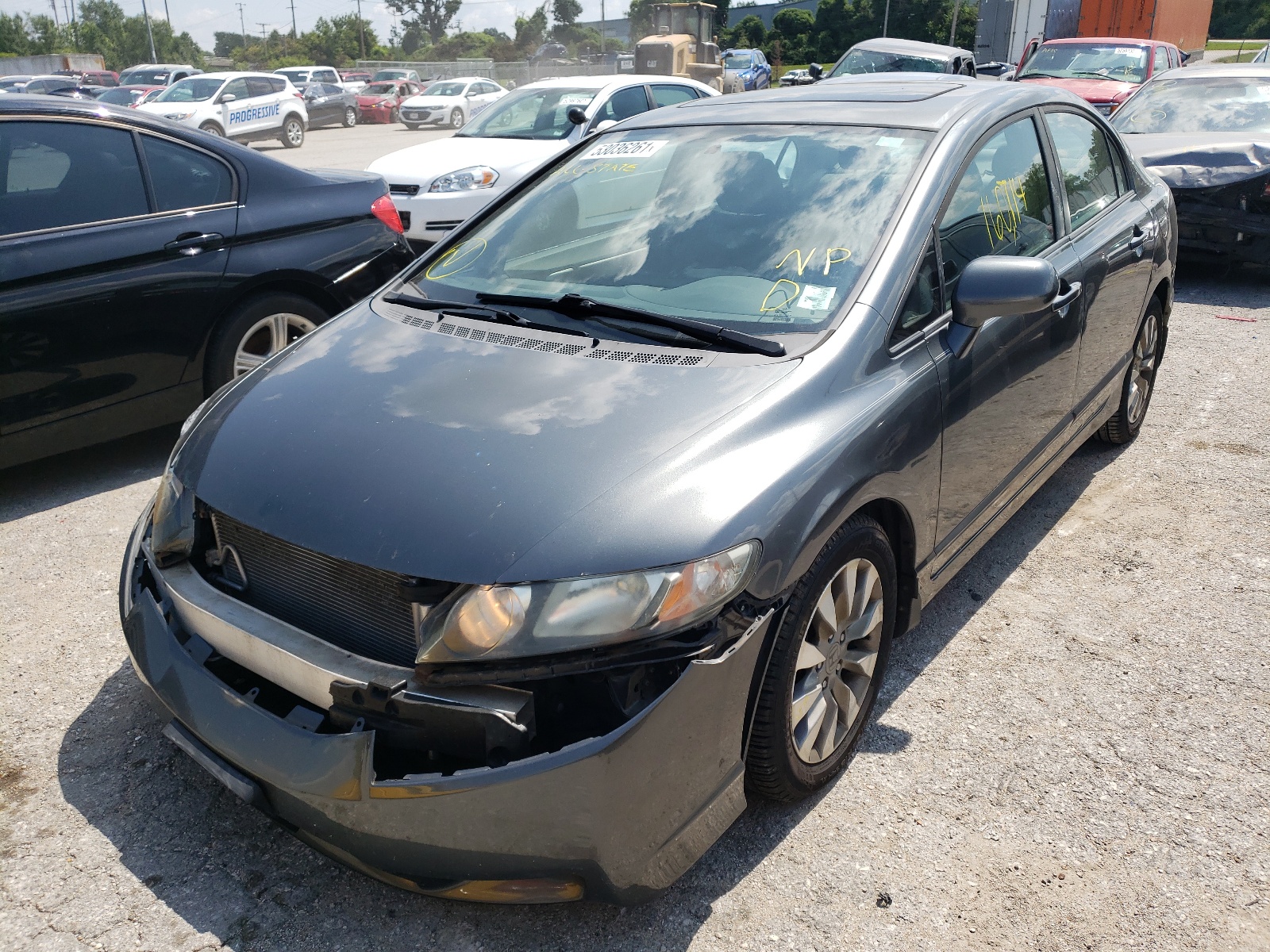 Photo 2 from auction – 2009 HONDA CIVIC EX with VIN 1HGFA16829L004221