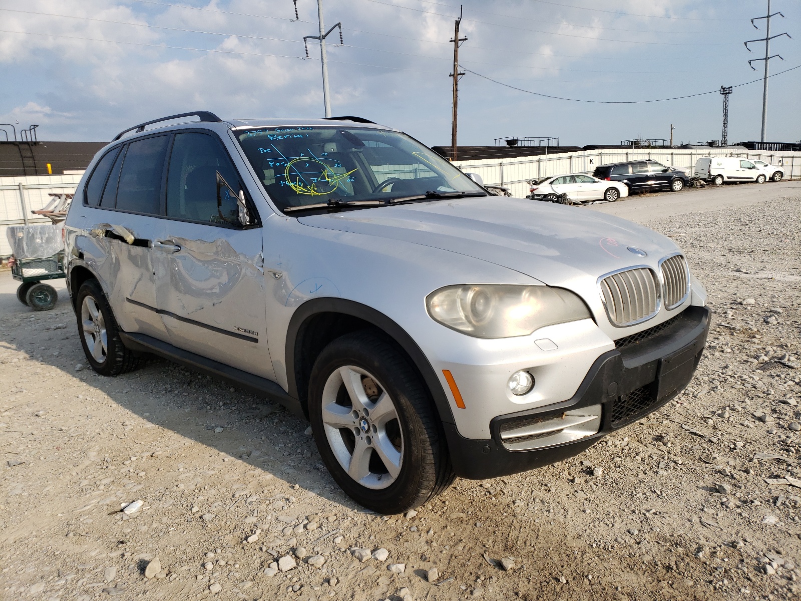 BMW X5 XDRIVE3 2009 with VIN 5UXFF03579LJ98442 - Photo from auction