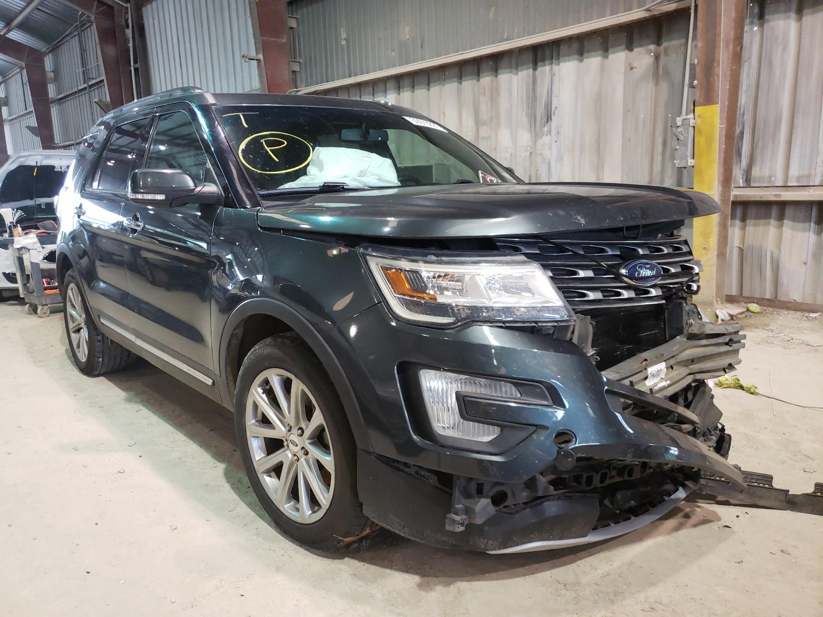 FORD EXPLORER L 2016 with VIN 1FM5K8F88GGC23637 - Photo from auction