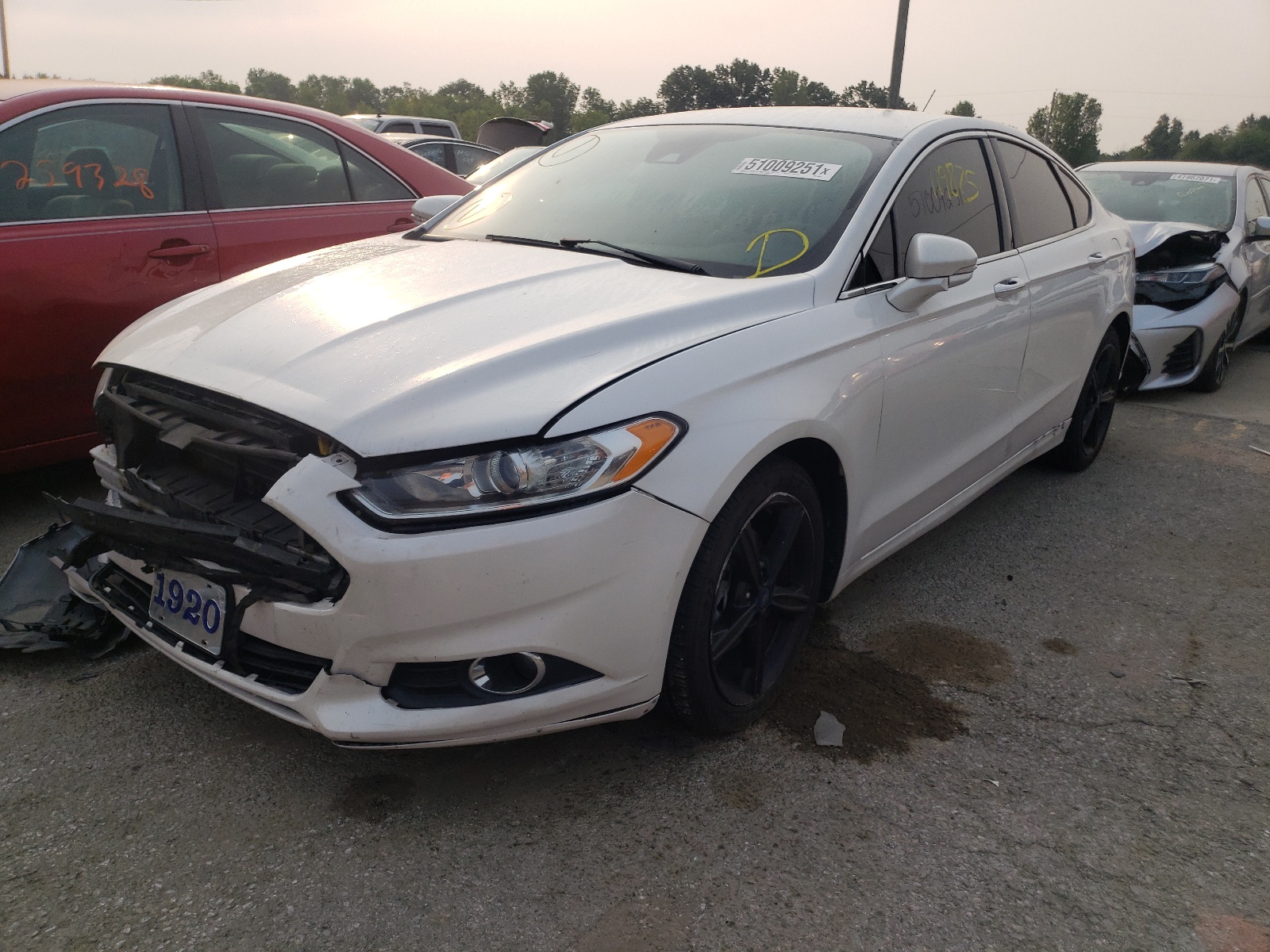 Photo 2 from auction – 2016 FORD FUSION SE with VIN 3FA6P0H94GR192936
