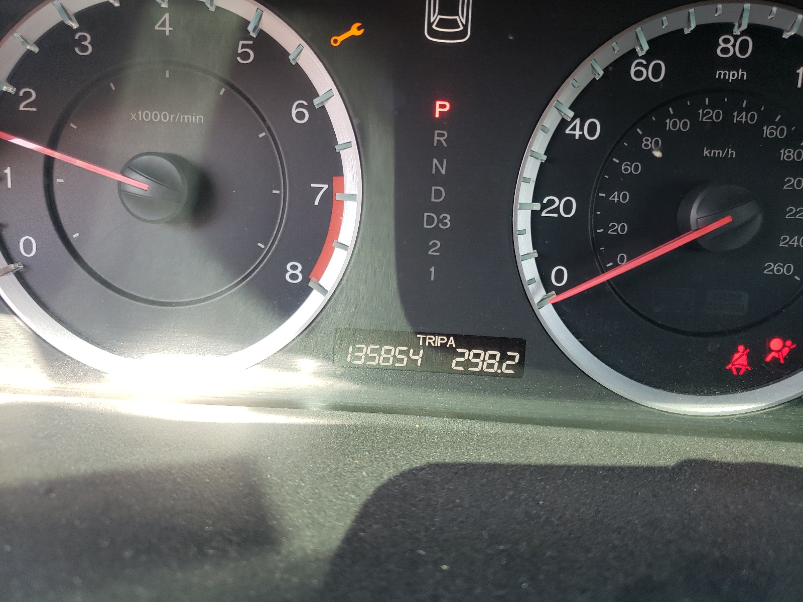 Photo 8 from auction – 2011 HONDA ACCORD LX with VIN 1HGCP2F34BA008624