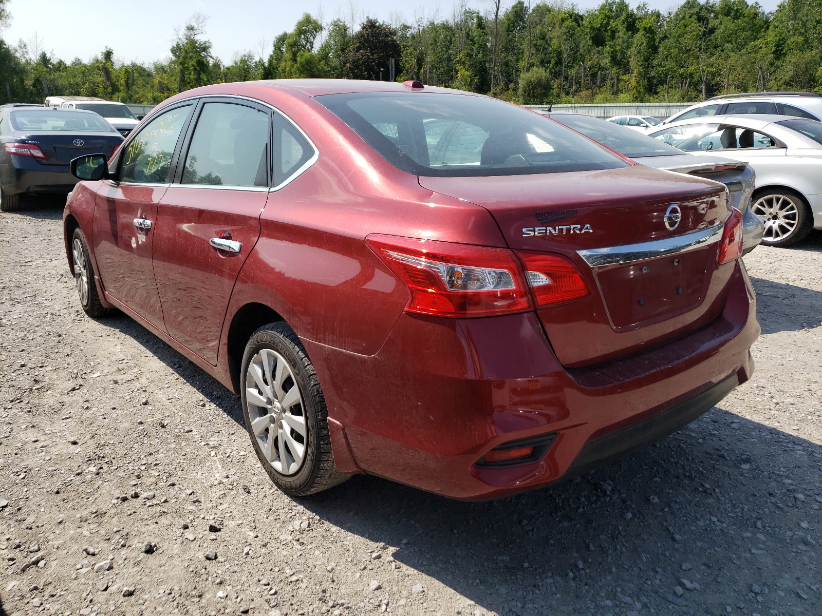 Photo 3 from auction – 2017 NISSAN SENTRA S with VIN 3N1AB7AP3HY303958