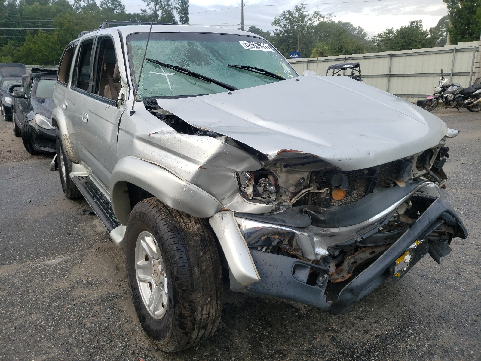 TOYOTA 4RUNNER SR 2002 with VIN JT3HN86R020375399 - Photo from auction