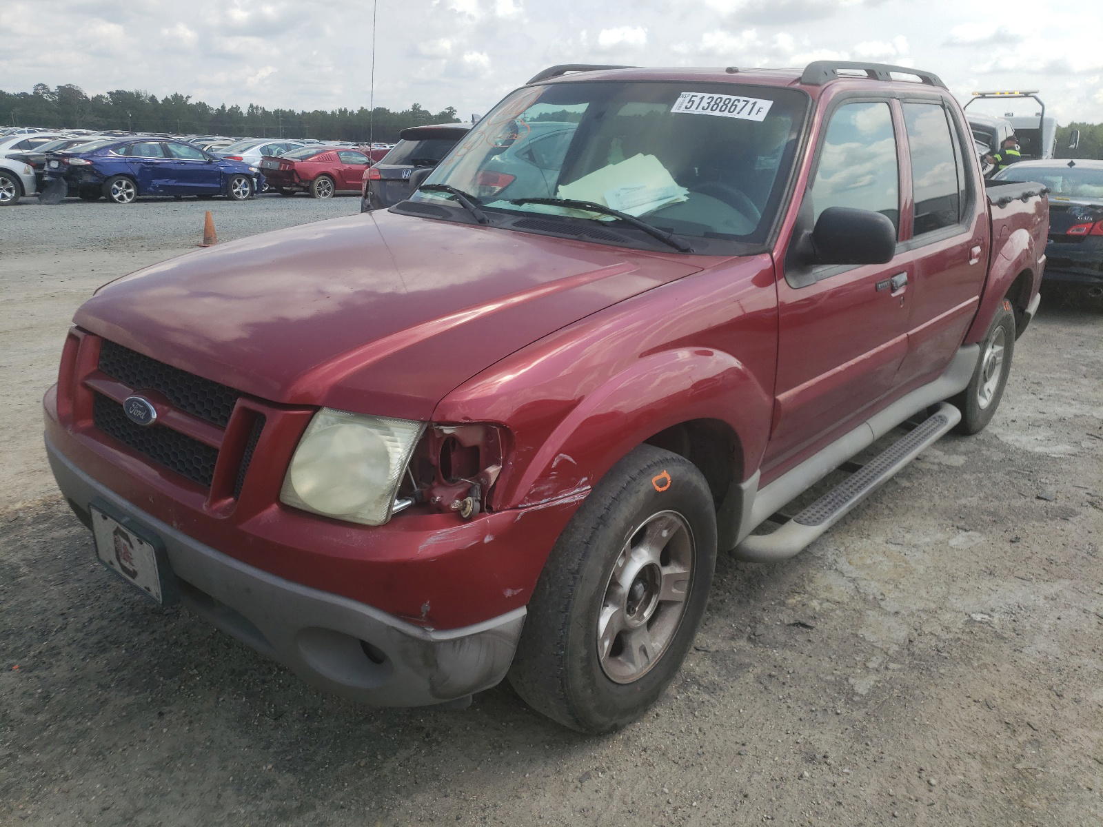 Photo 9 from auction – 2003 FORD EXPLORER S with VIN 1FMZU67E83UA17606