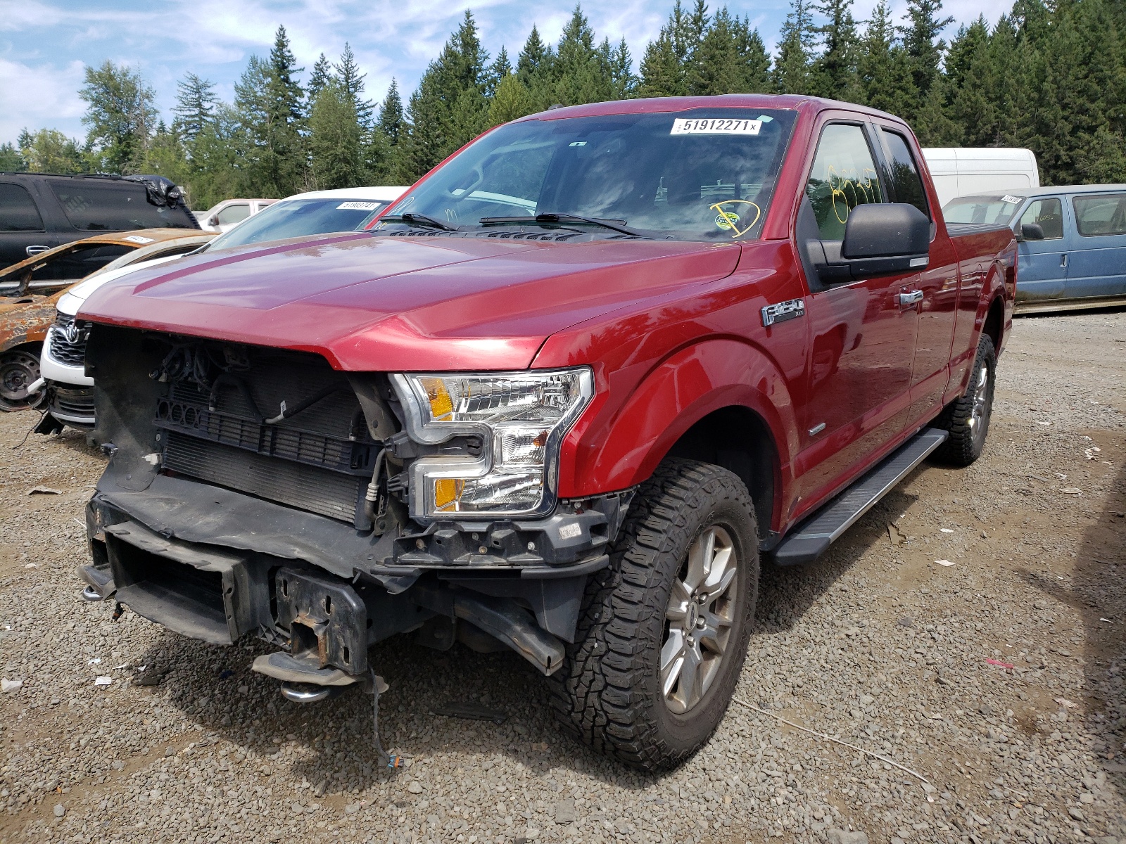 Photo 2 from auction – 2016 FORD F150 SUPER with VIN 1FTFX1EG9GFC07544