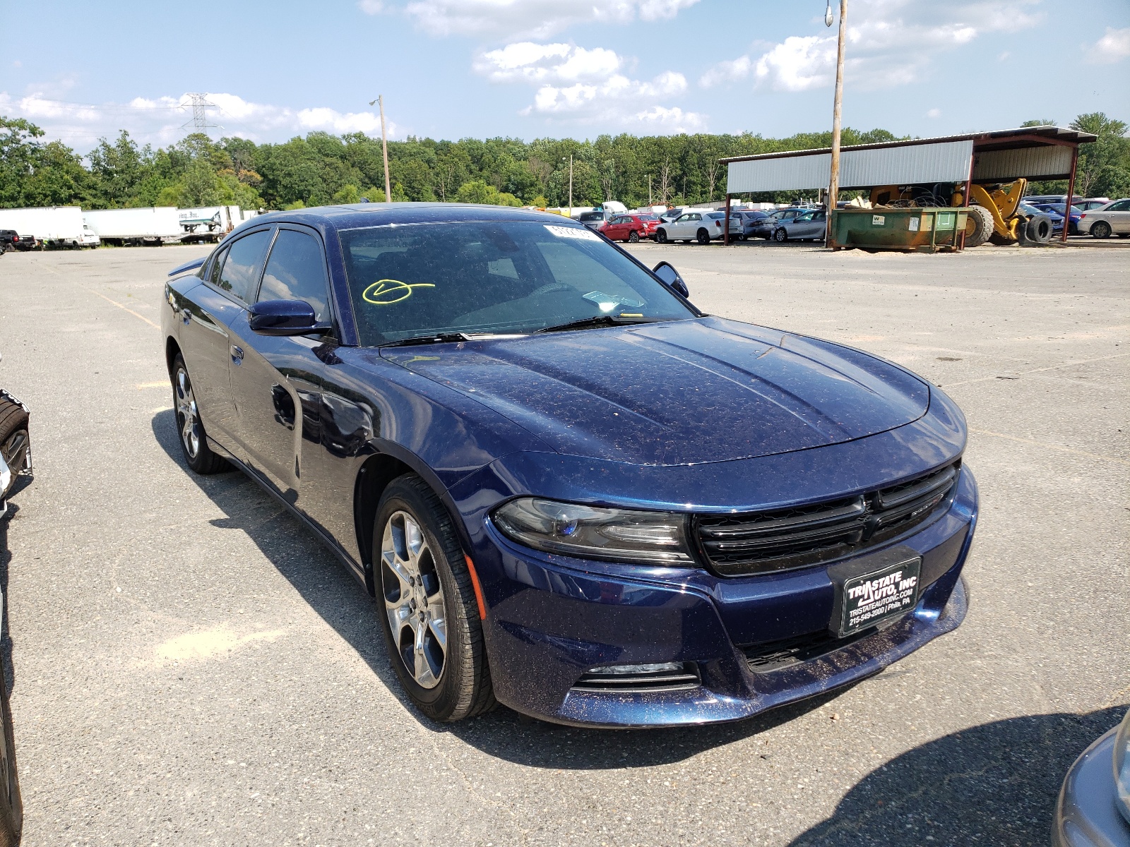 DODGE CHARGER SX 2015 with VIN 2C3CDXJG1FH817766 - Photo from auction