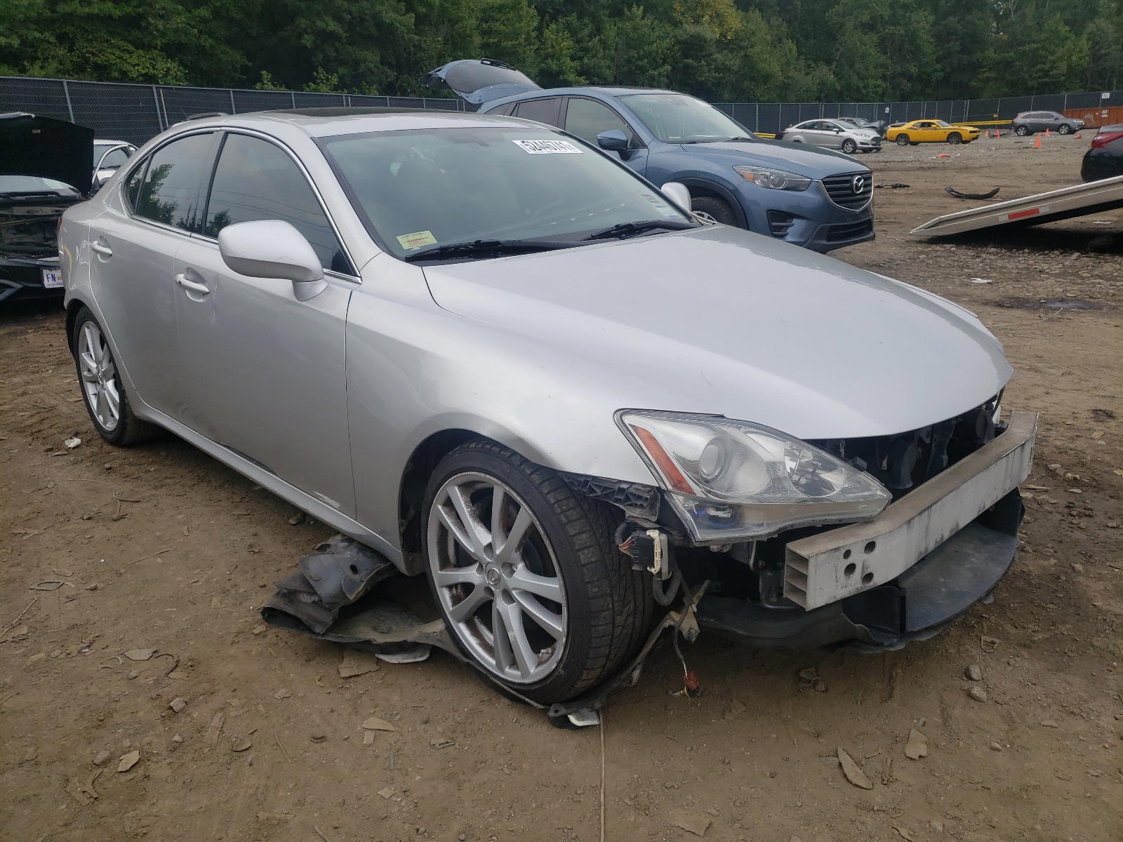 LEXUS IS 350 2007 with VIN JTHBE262575012946 - Photo from auction