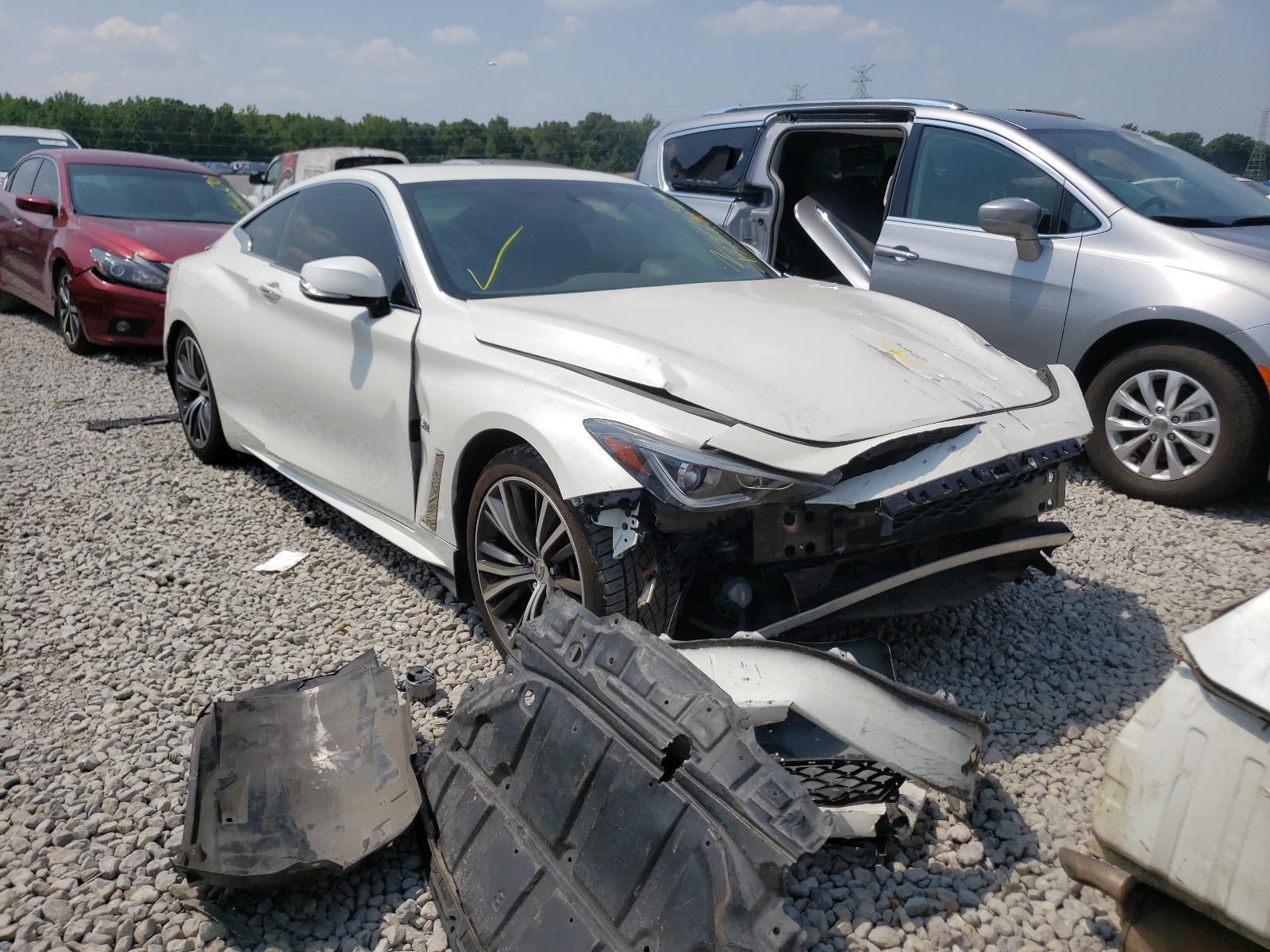 Photo 1 from auction – 2017 INFINITI Q60 PREMIU with VIN JN1EV7EK1HM360766
