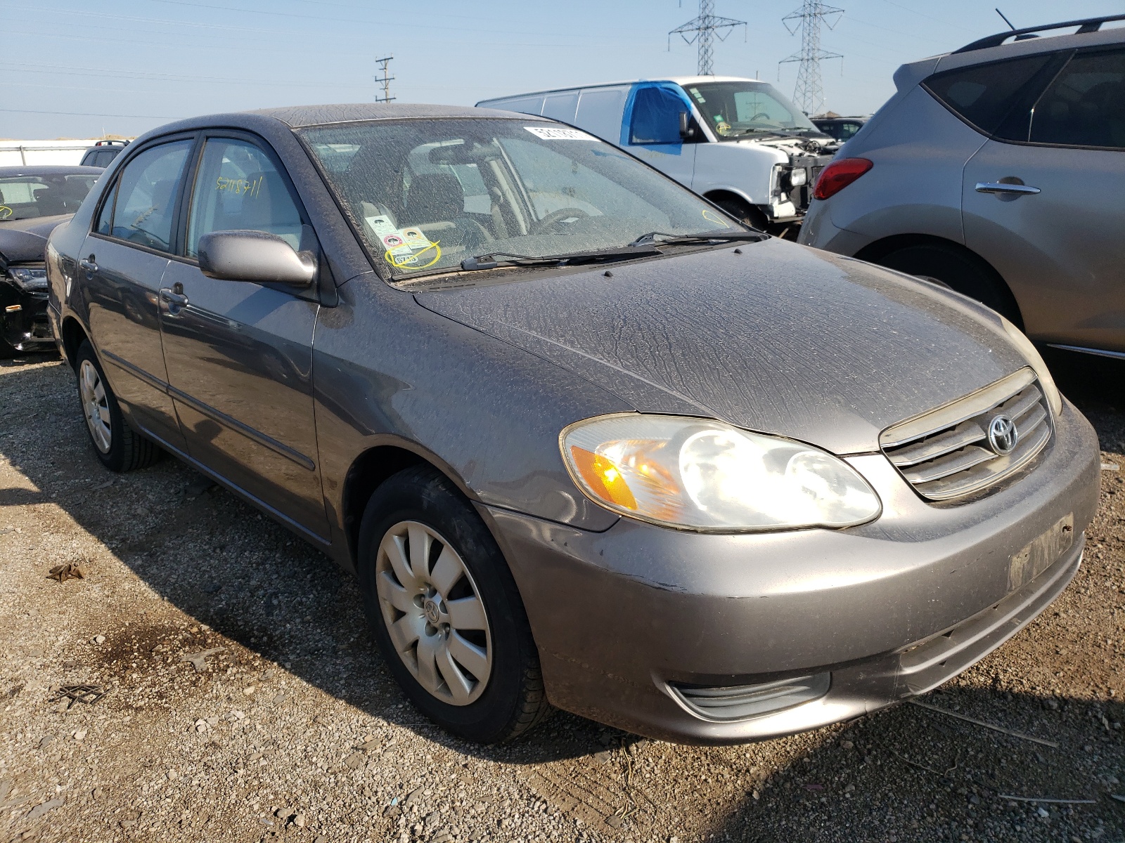TOYOTA COROLLA CE 2004 with VIN 1NXBR32E24Z288672 - Photo from auction