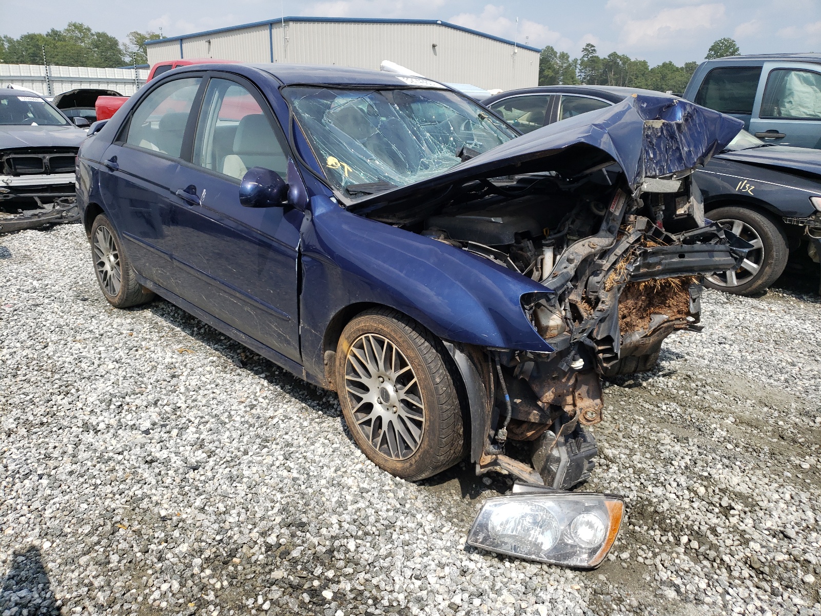KIA SPECTRA LX 2006 with VIN KNAFE121965367401 - Photo from auction