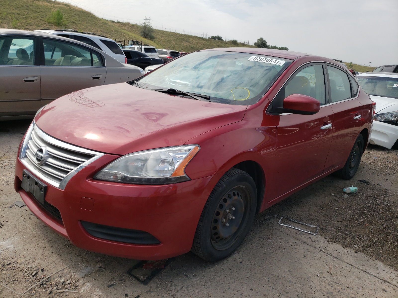 Photo 2 from auction – 2013 NISSAN SENTRA S with VIN 3N1AB7APXDL681587