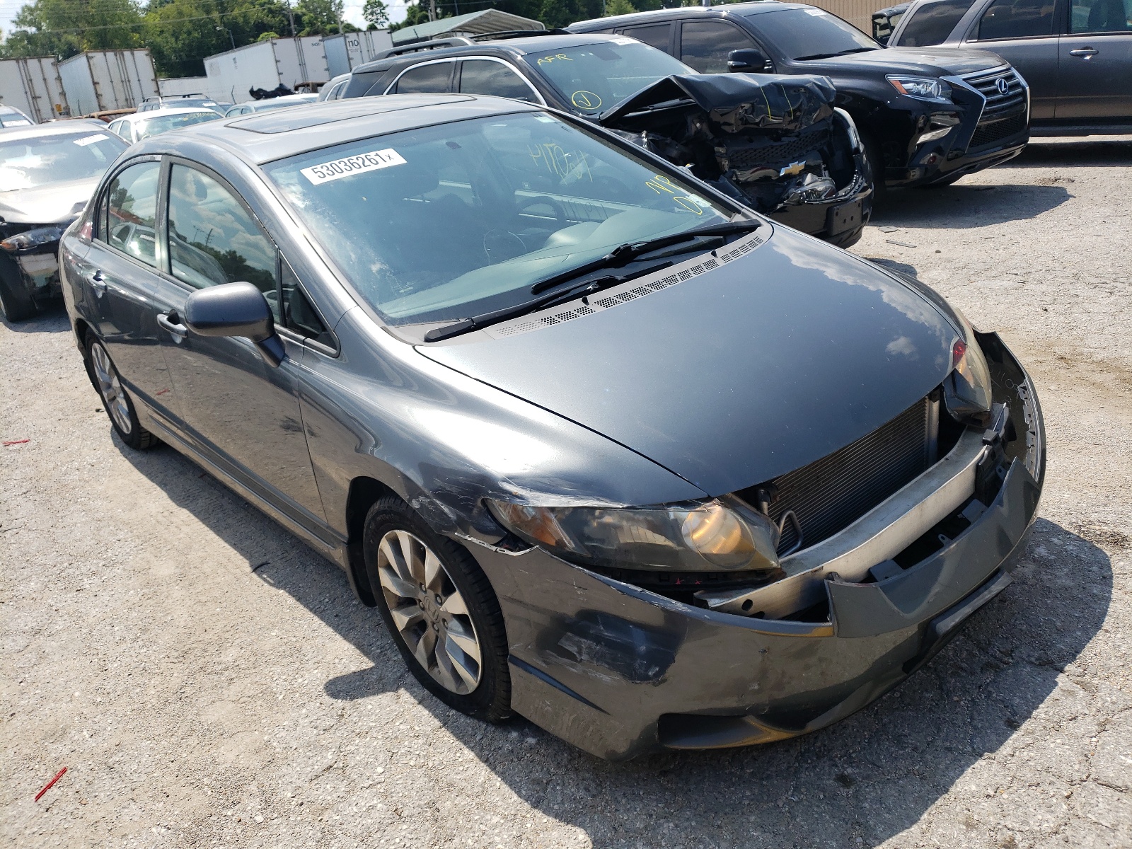 Photo 1 from auction – 2009 HONDA CIVIC EX with VIN 1HGFA16829L004221