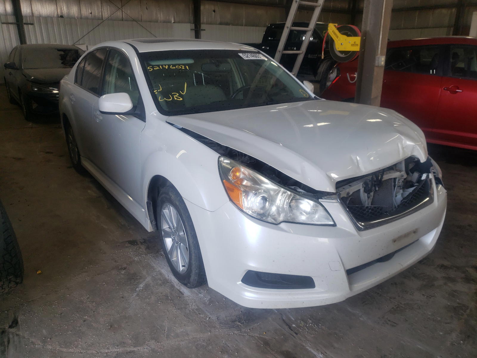 SUBARU LEGACY 2.5 2011 with VIN 4S3BMBG67B3230722 - Photo from auction