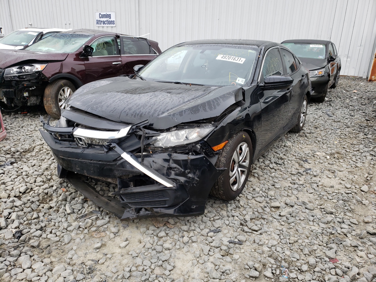 Photo 2 from auction – 2016 HONDA CIVIC LX with VIN 2HGFC2F58GH524262