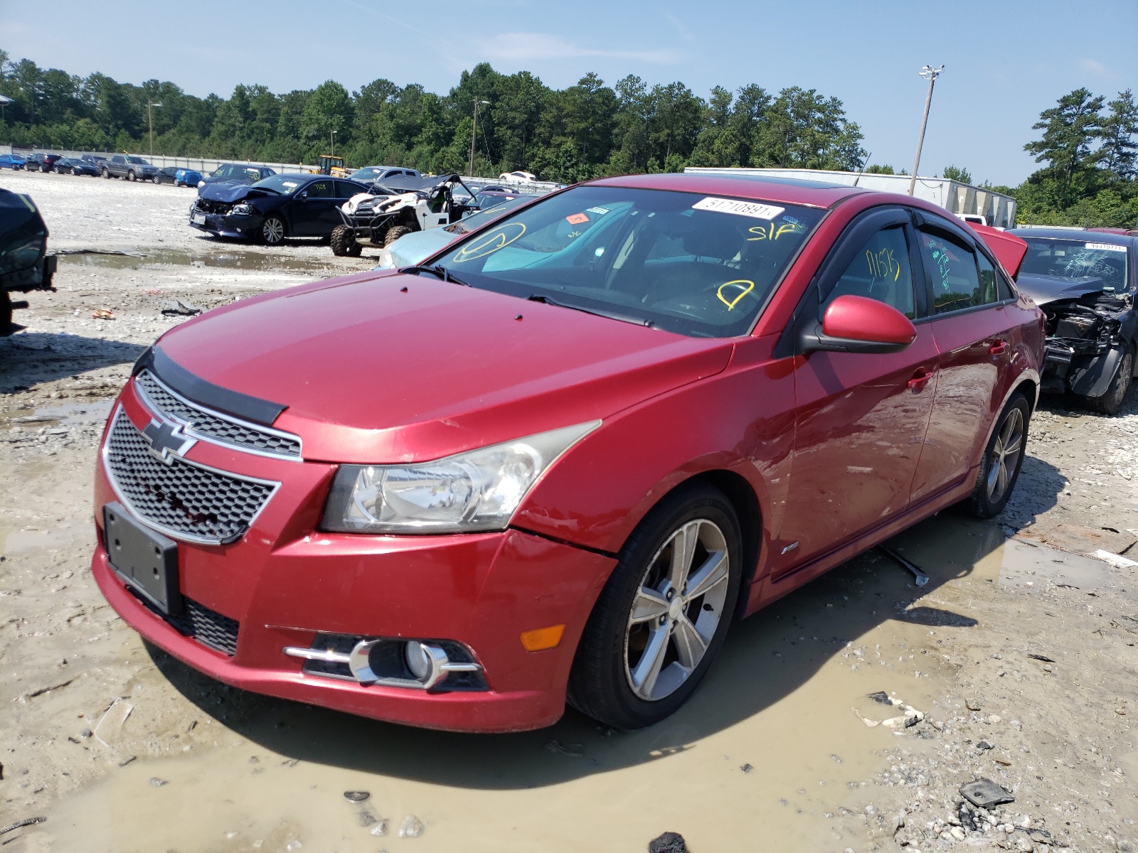 Photo 2 from auction – 2012 CHEVROLET CRUZE LT with VIN 1G1PG5SC3C7192663