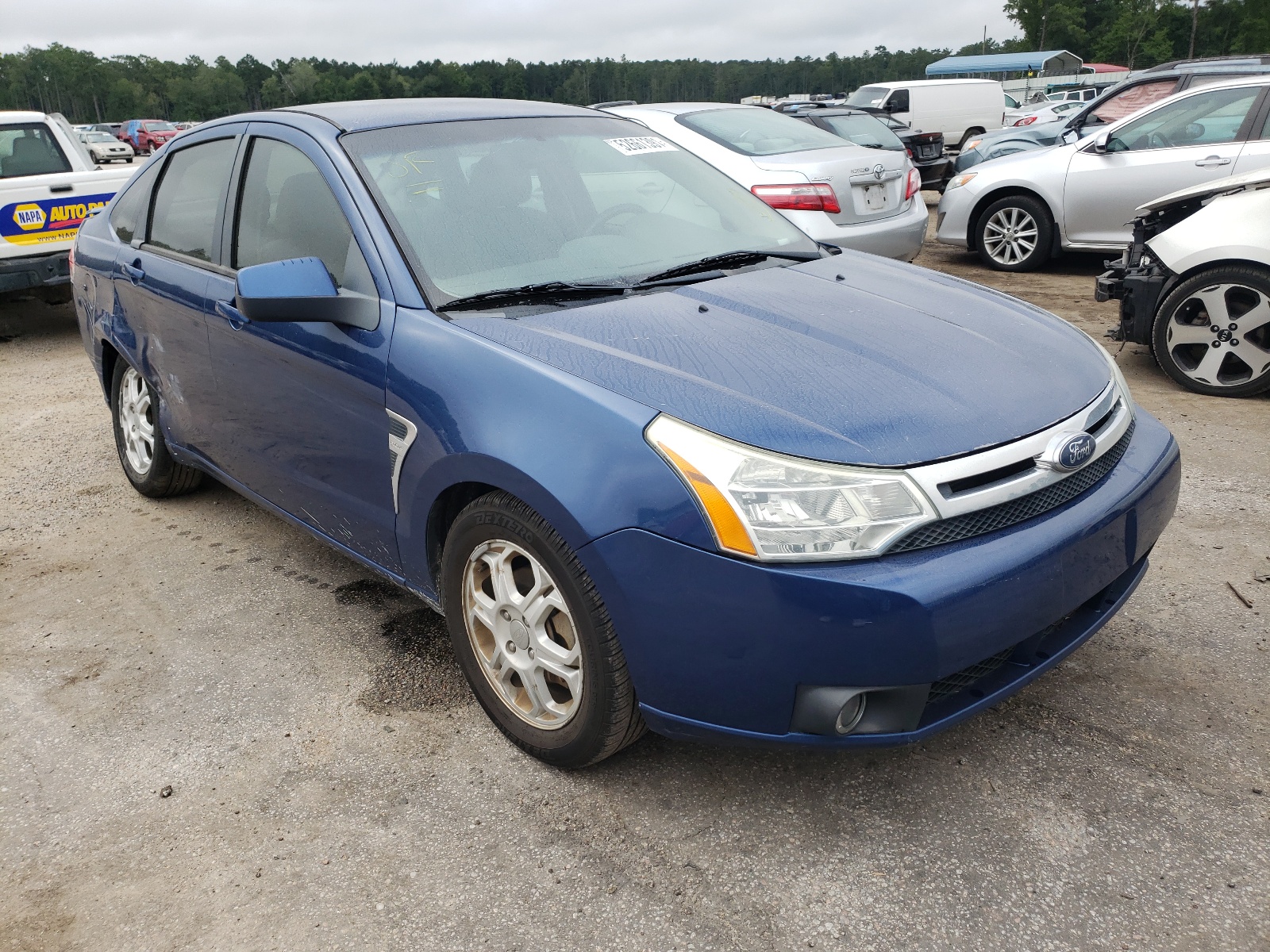 Photo 1 from auction – 2008 FORD FOCUS SE with VIN 1FAHP35NX8W286555