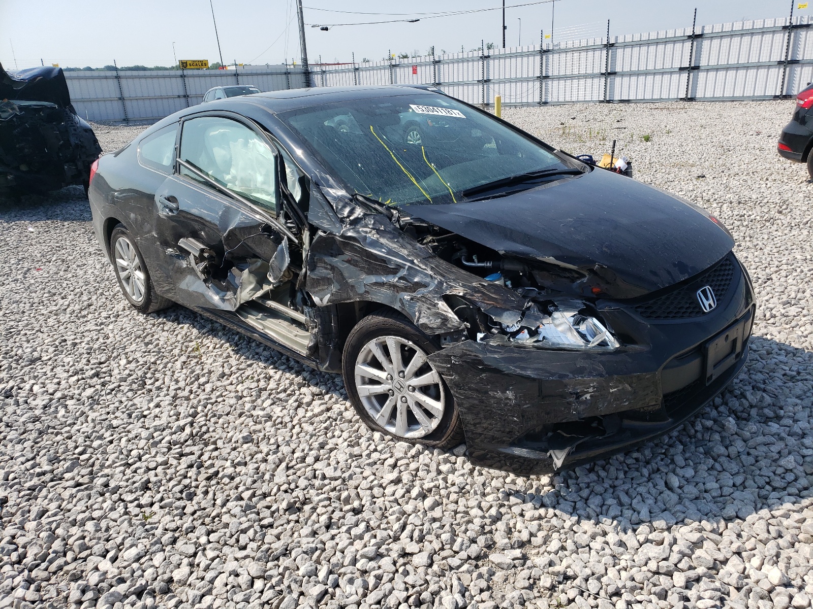HONDA CIVIC EX 2012 with VIN 2HGFG3B80CH525362 - Photo from auction