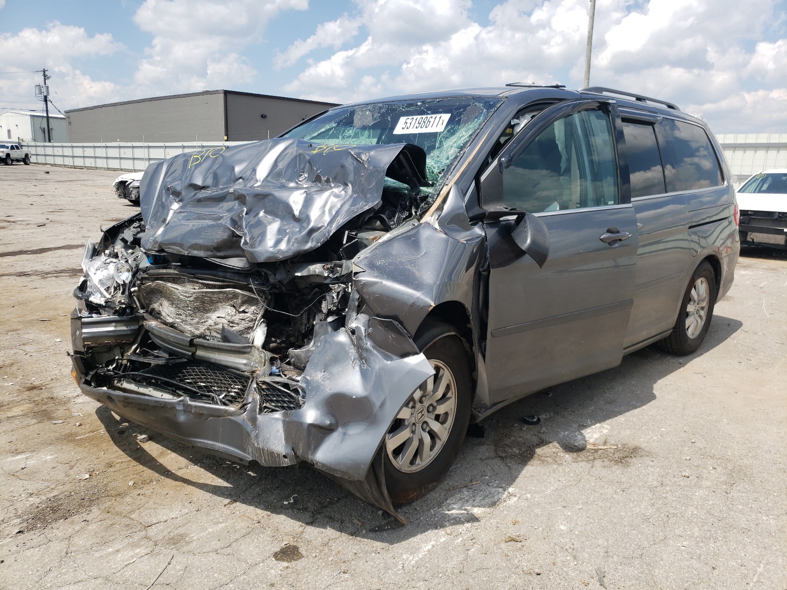 Photo 2 from auction – 2010 HONDA ODYSSEY EX with VIN 5FNRL3H48AB017753