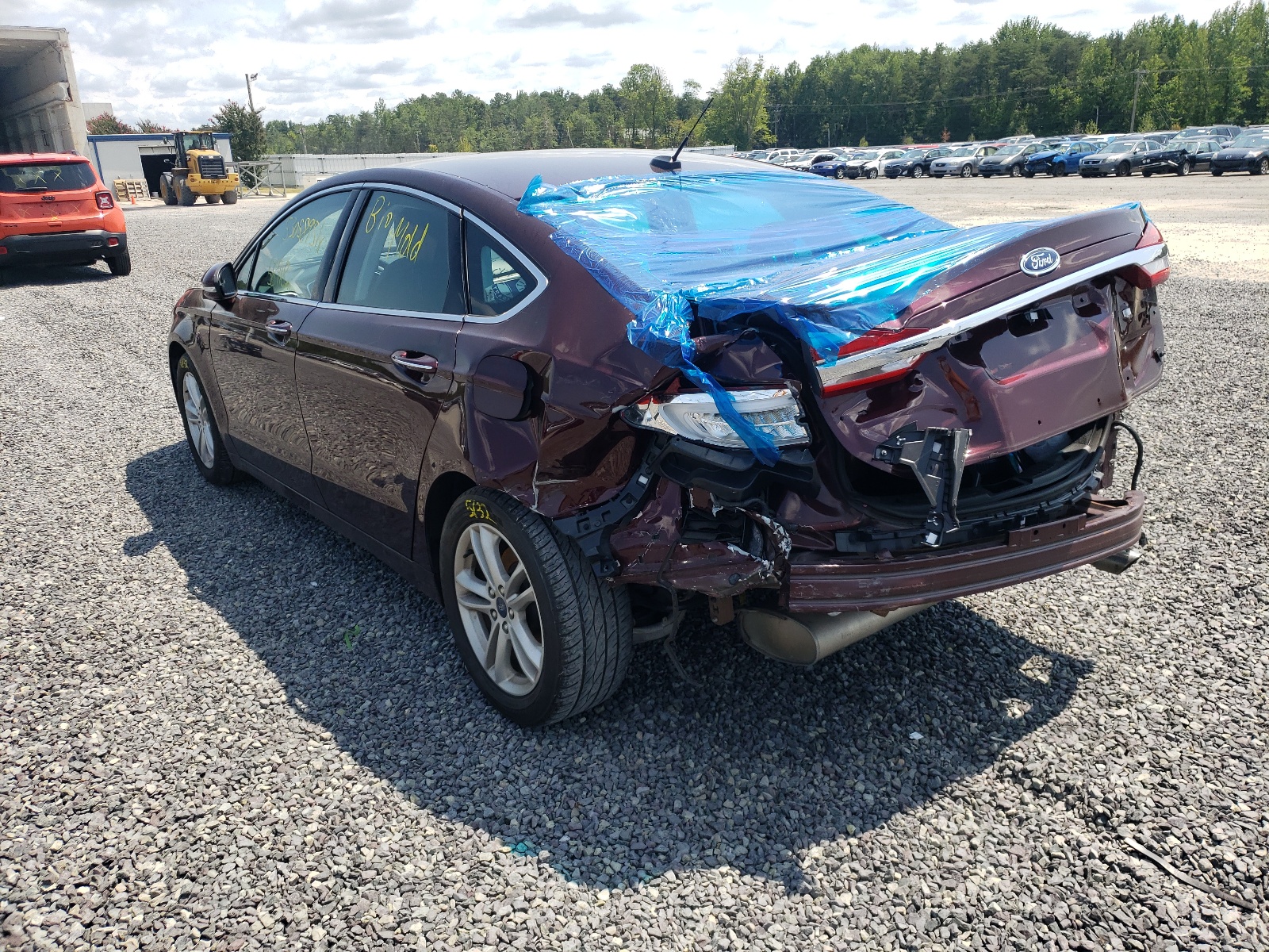 Photo 3 from auction – 2018 FORD FUSION with VIN 3FA6P0HD0JR255137