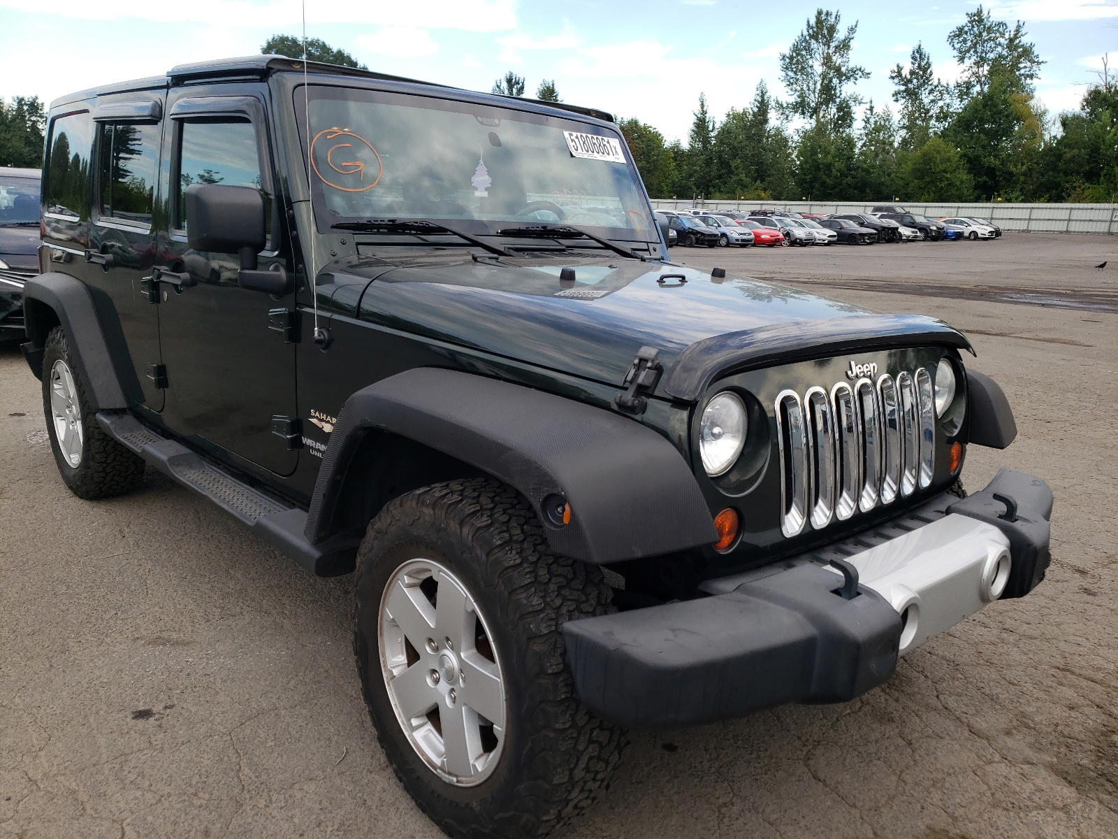 JEEP WRANGLER U 2011 with VIN 1J4BA5H10BL629107 - Photo from auction