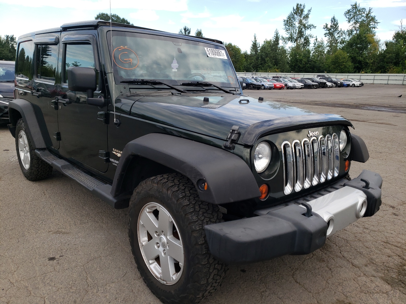 JEEP WRANGLER U 2011 z numerem VIN 1J4BA5H10BL629107 - Zdjęcie z aukcji