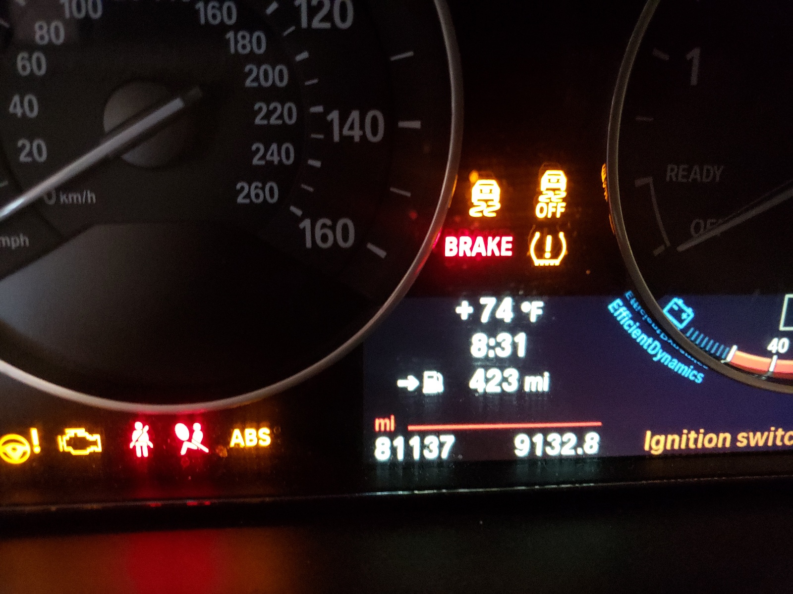 Photo 8 from auction – 2014 BMW 320 I XDRI with VIN WBA3C3C52EP662204