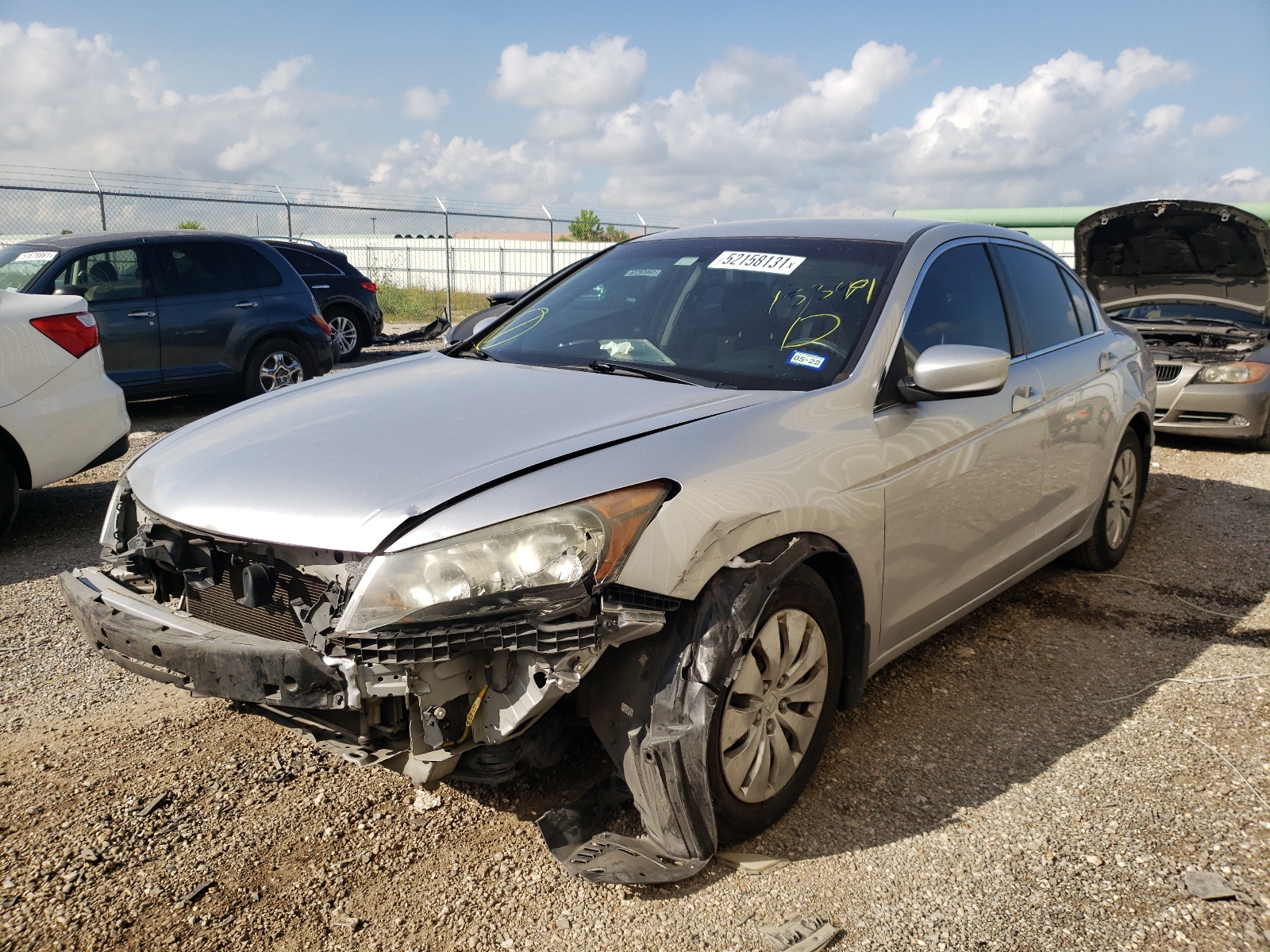 Photo 2 from auction – 2011 HONDA ACCORD LX with VIN 1HGCP2F31BA153491