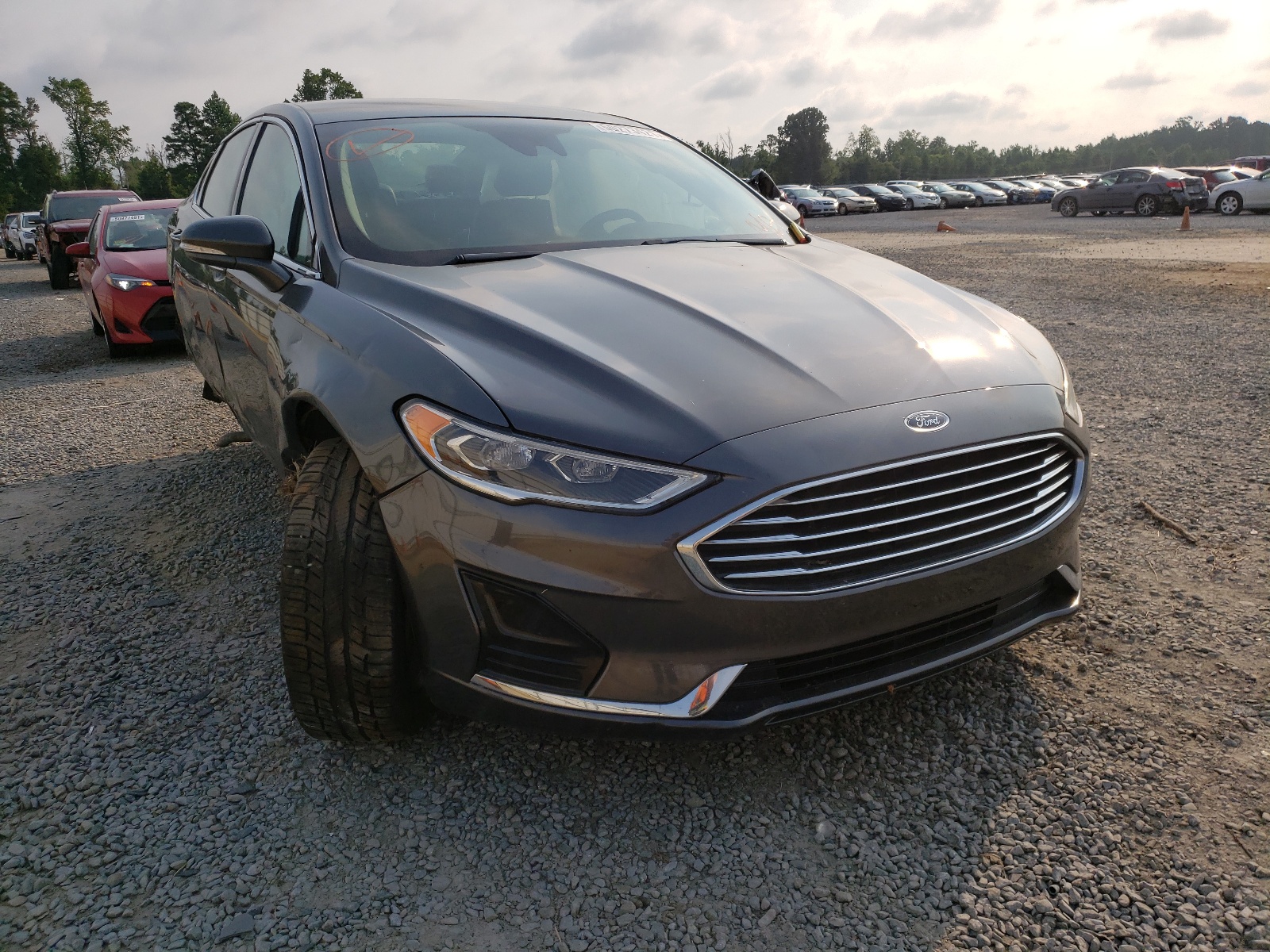 Photo 1 from auction – 2019 FORD FUSION SEL with VIN 3FA6P0MU5KR140671