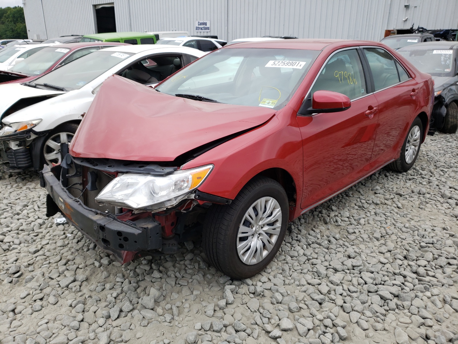 Photo 2 from auction – 2014 TOYOTA CAMRY L with VIN 4T4BF1FK9ER390247