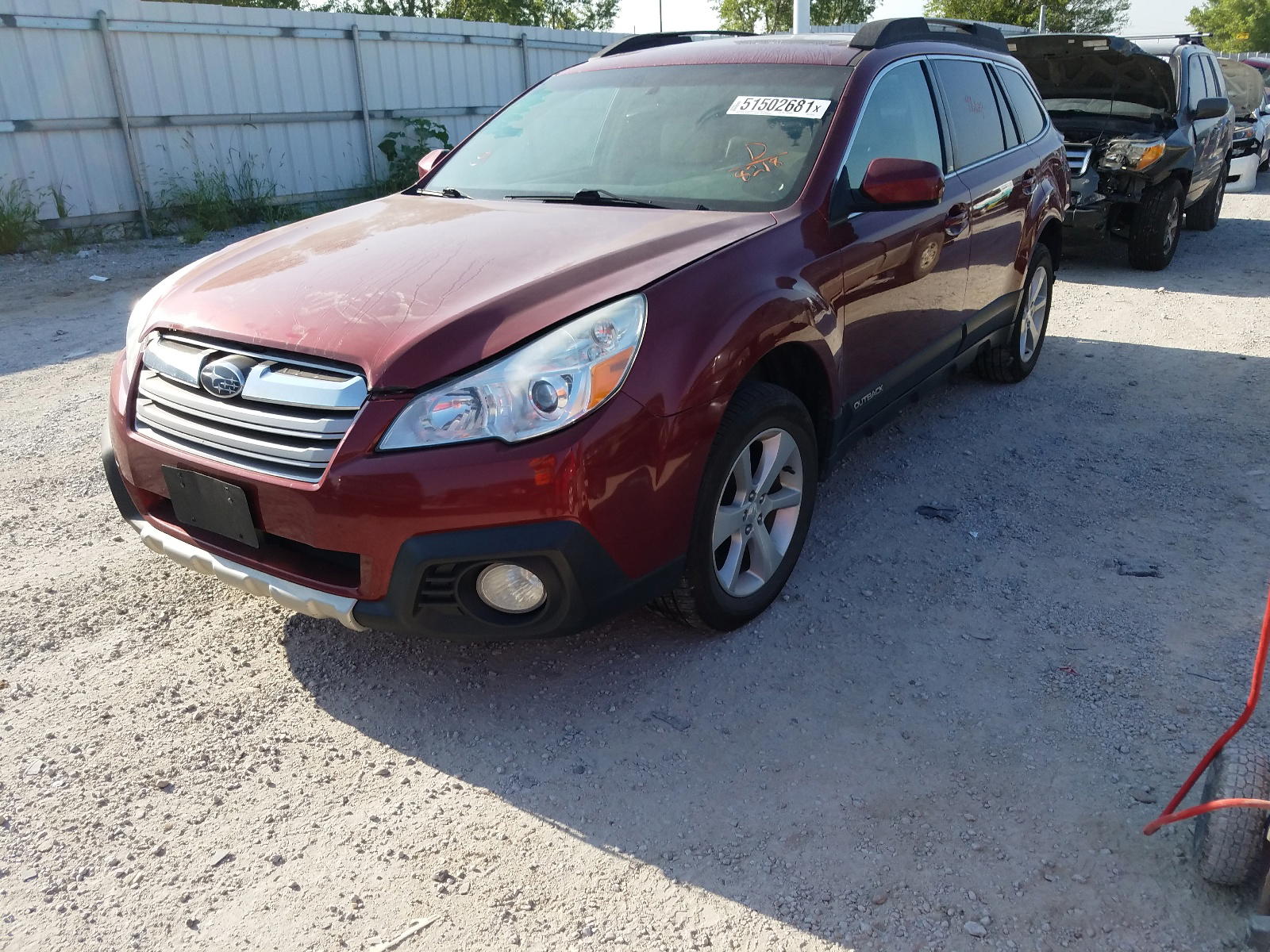 Photo 2 from auction – 2013 SUBARU OUTBACK 2. with VIN 4S4BRBKC9D3278218