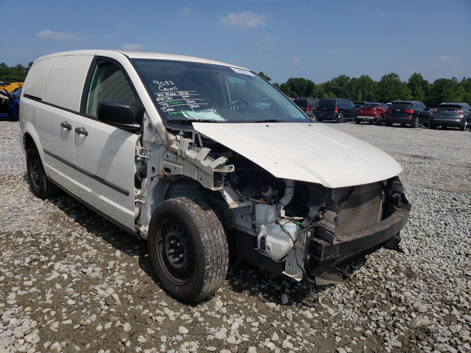 RAM TRADESMAN 2013 with VIN 2C4JRGAG8DR757786 - Photo from auction