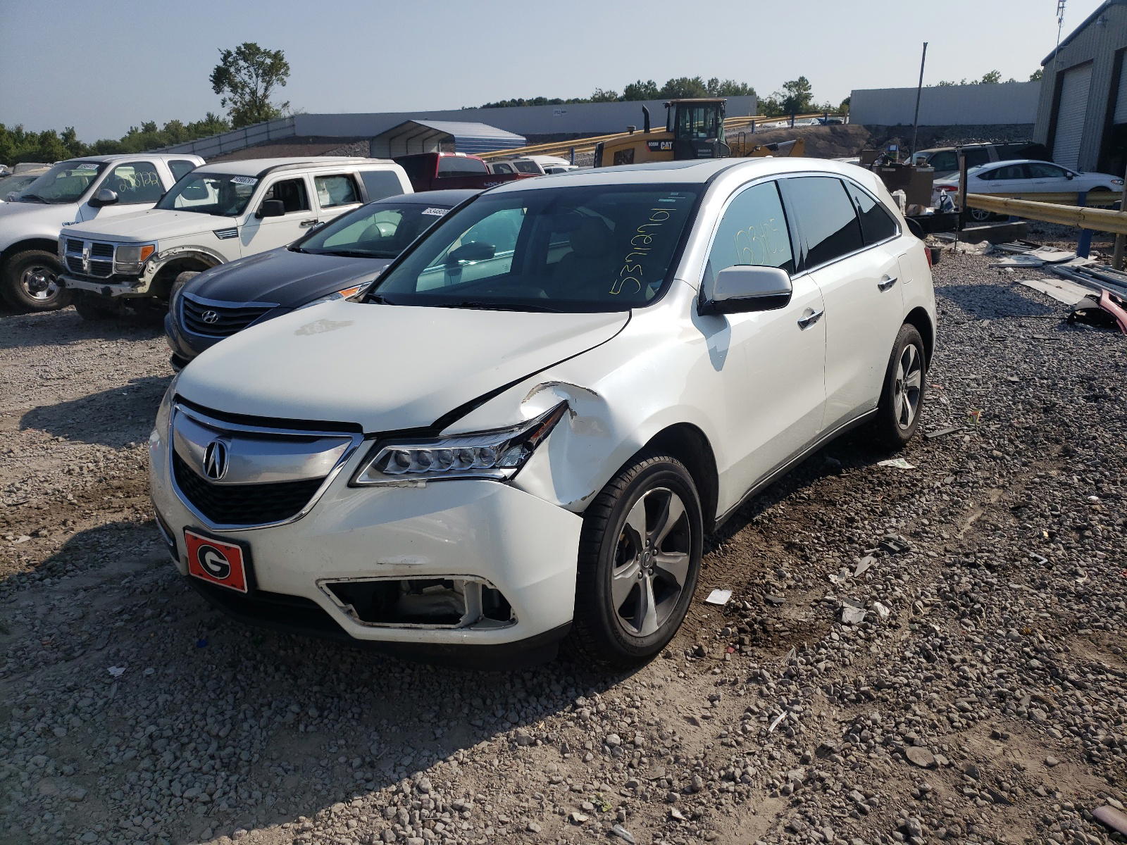 Photo 2 from auction – 2015 ACURA MDX with VIN 5FRYD4H21FB021372