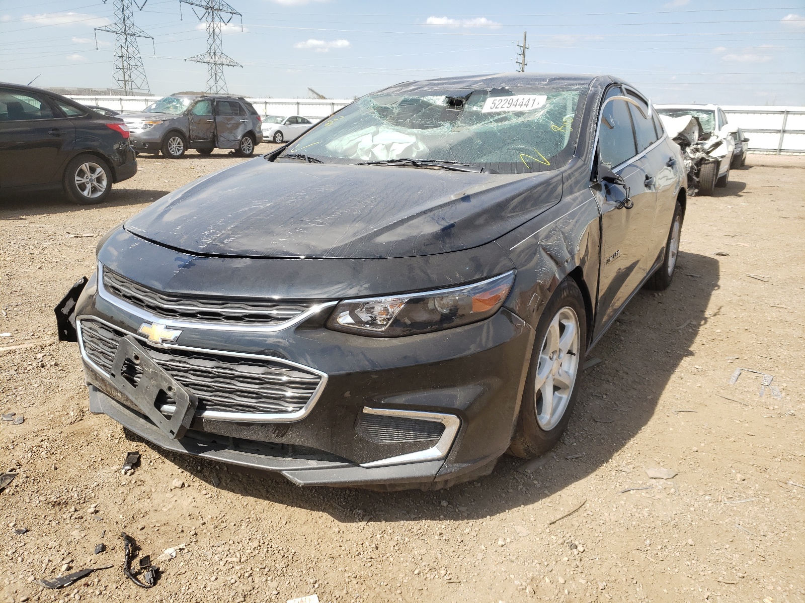 Photo 2 from auction – 2016 CHEVROLET MALIBU LS with VIN 1G1ZB5ST7GF246890