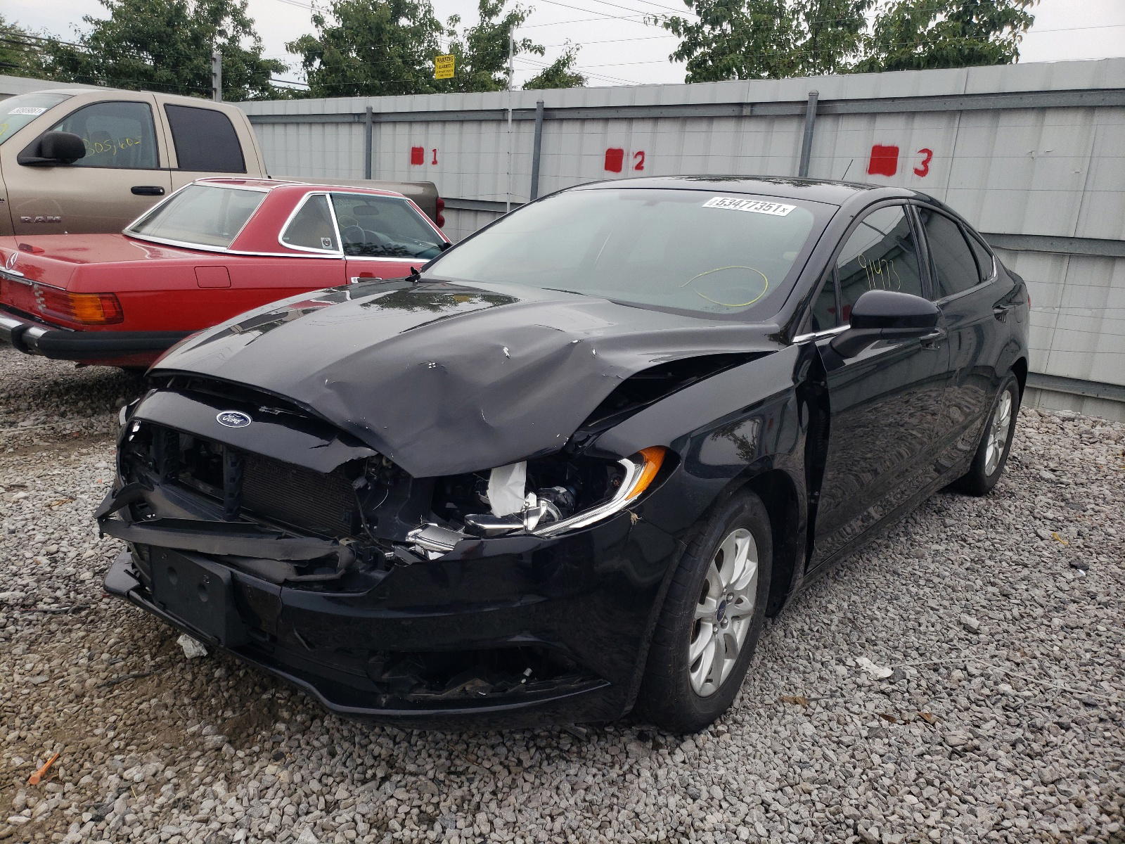 Photo 2 from auction – 2017 FORD FUSION S with VIN 3FA6P0G72HR213428