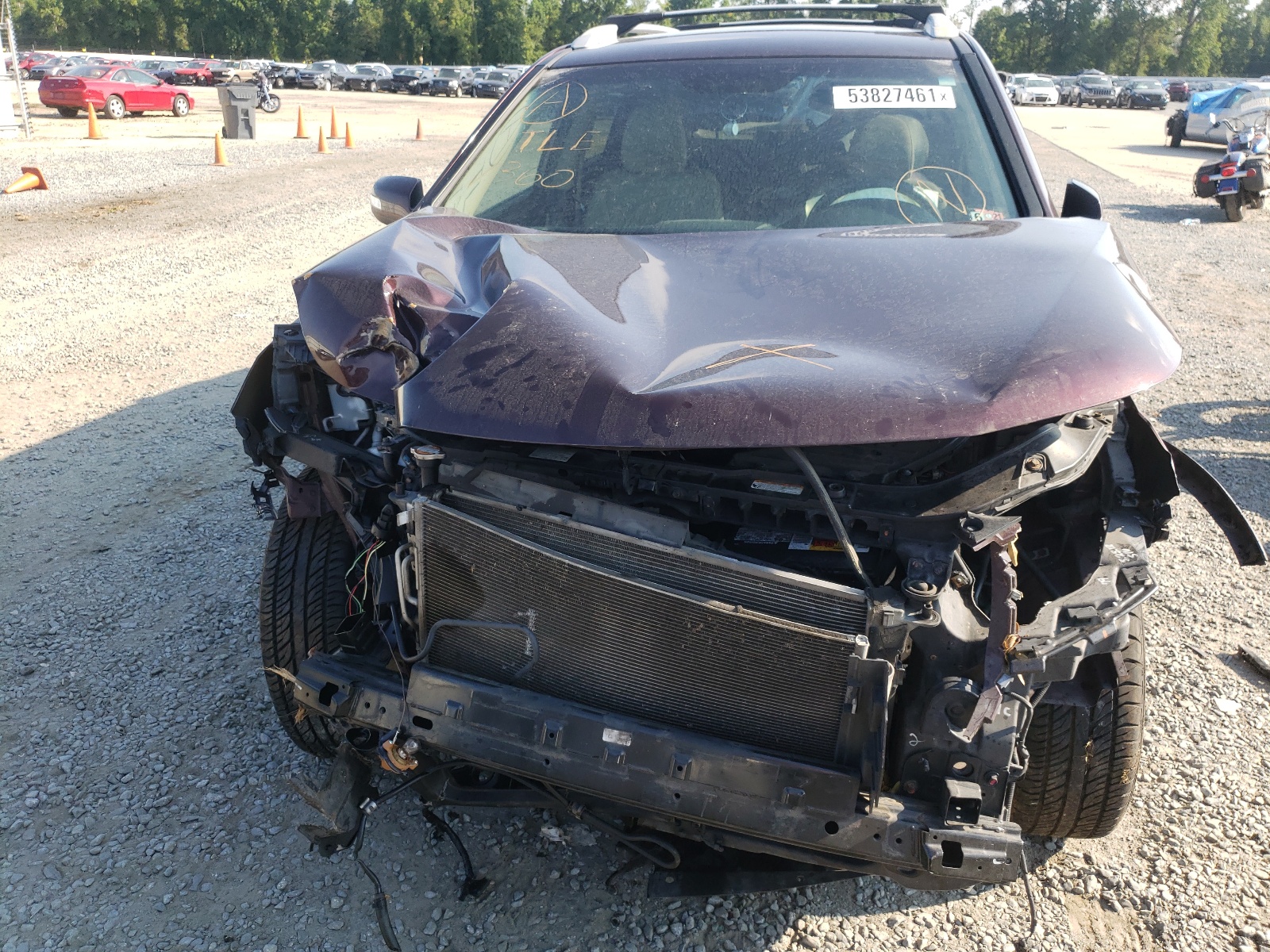 Photo 9 from auction – 2013 KIA SORENTO LX with VIN 5XYKT3A60DG338129
