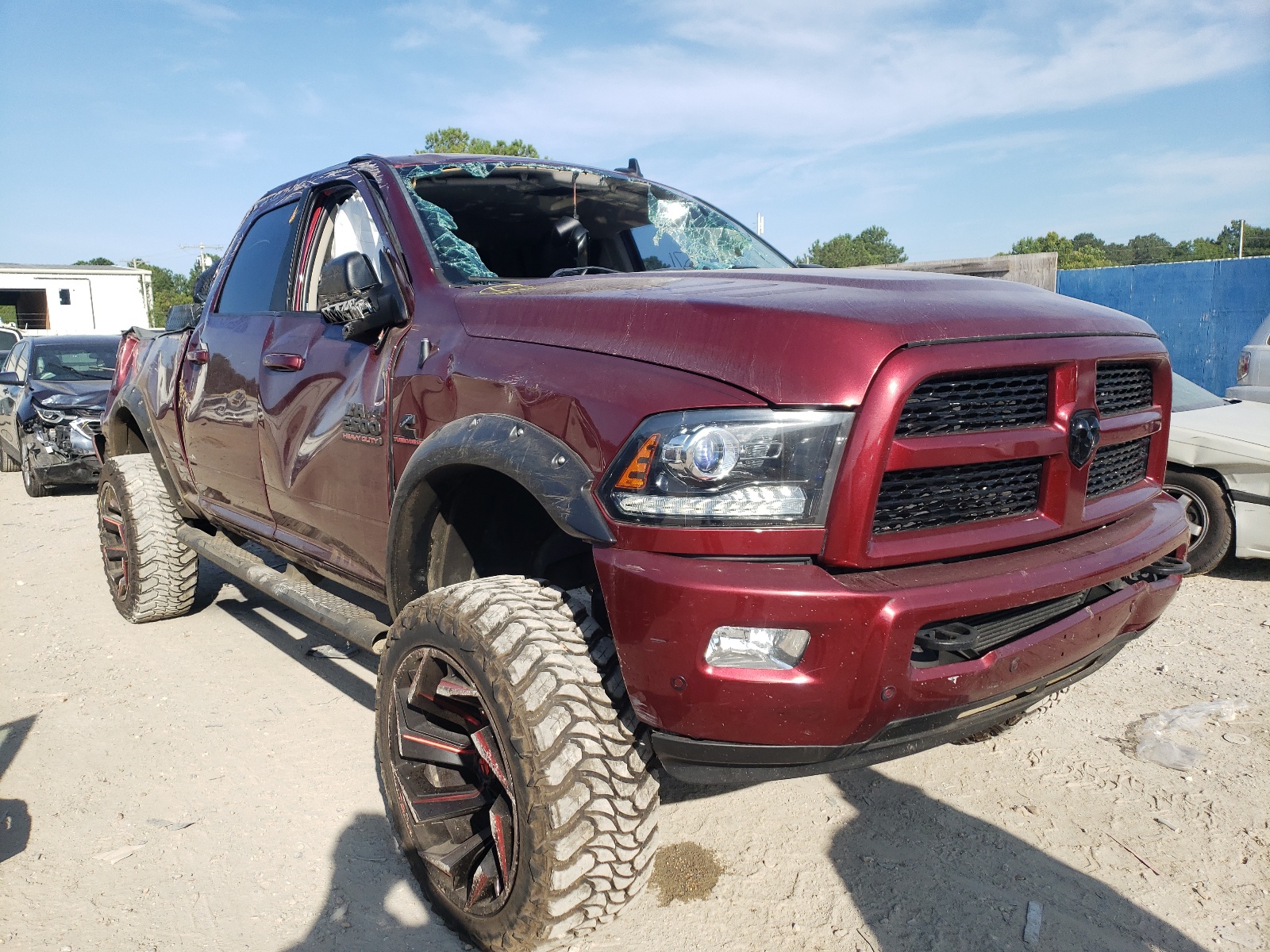 RAM 2500 LARAM 2017 with VIN 3C6UR5FLXHG756519 - Photo from auction