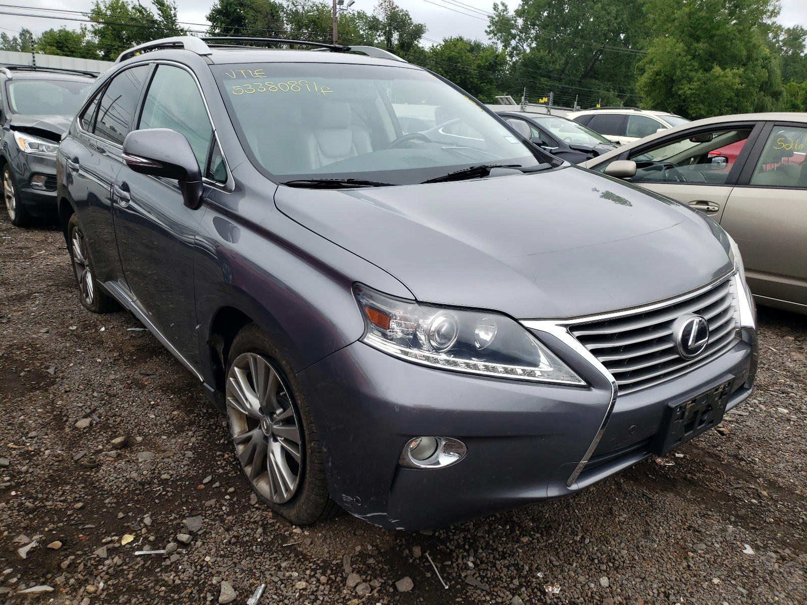 LEXUS RX 350 2013 with VIN 2T2ZK1BA8DC129317 - Photo from auction