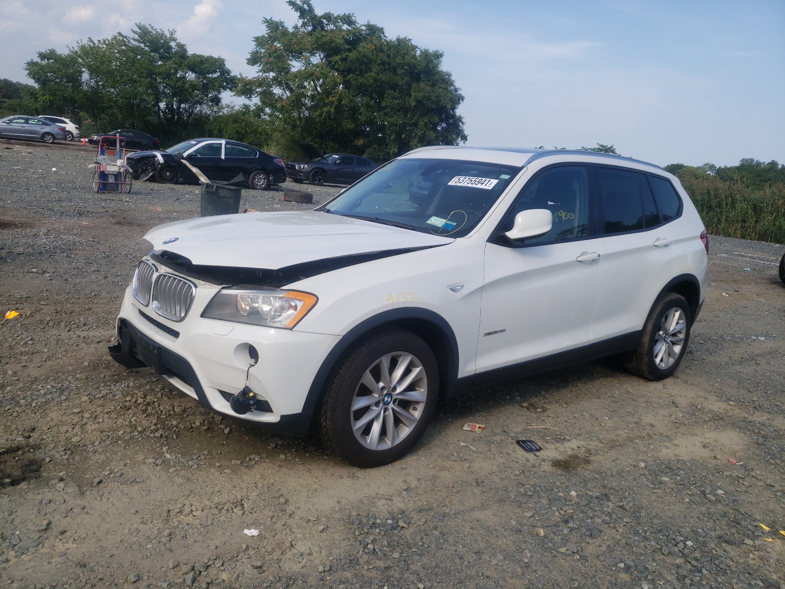 Photo 2 from auction – 2014 BMW X3 XDRIVE2 with VIN 5UXWX9C59E0D30231