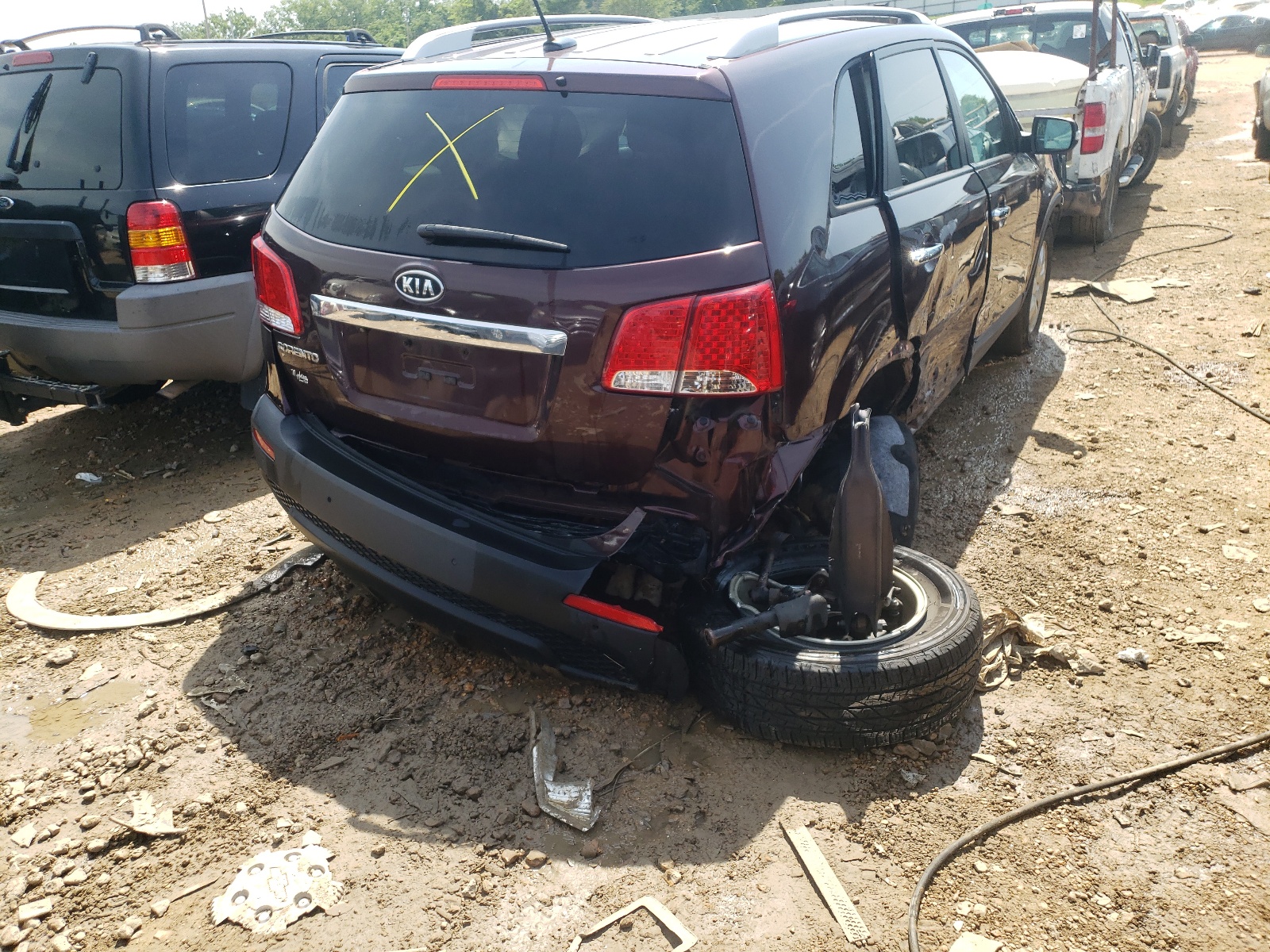 Photo 4 from auction – 2012 KIA SORENTO BA with VIN 5XYKT3A66CG253343