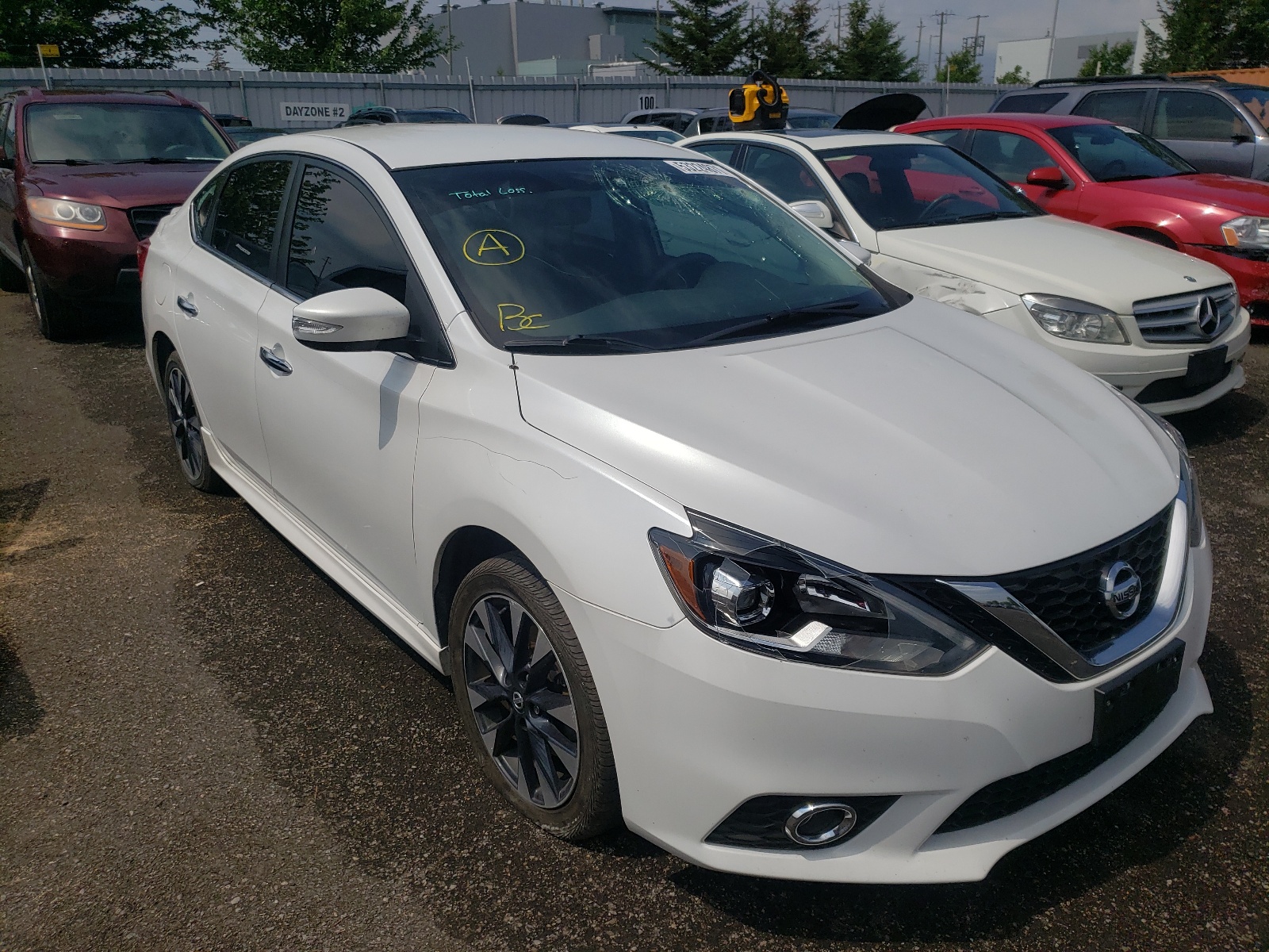 NISSAN SENTRA SR 2017 with VIN 3N1CB7AP6HY316471 - Photo from auction