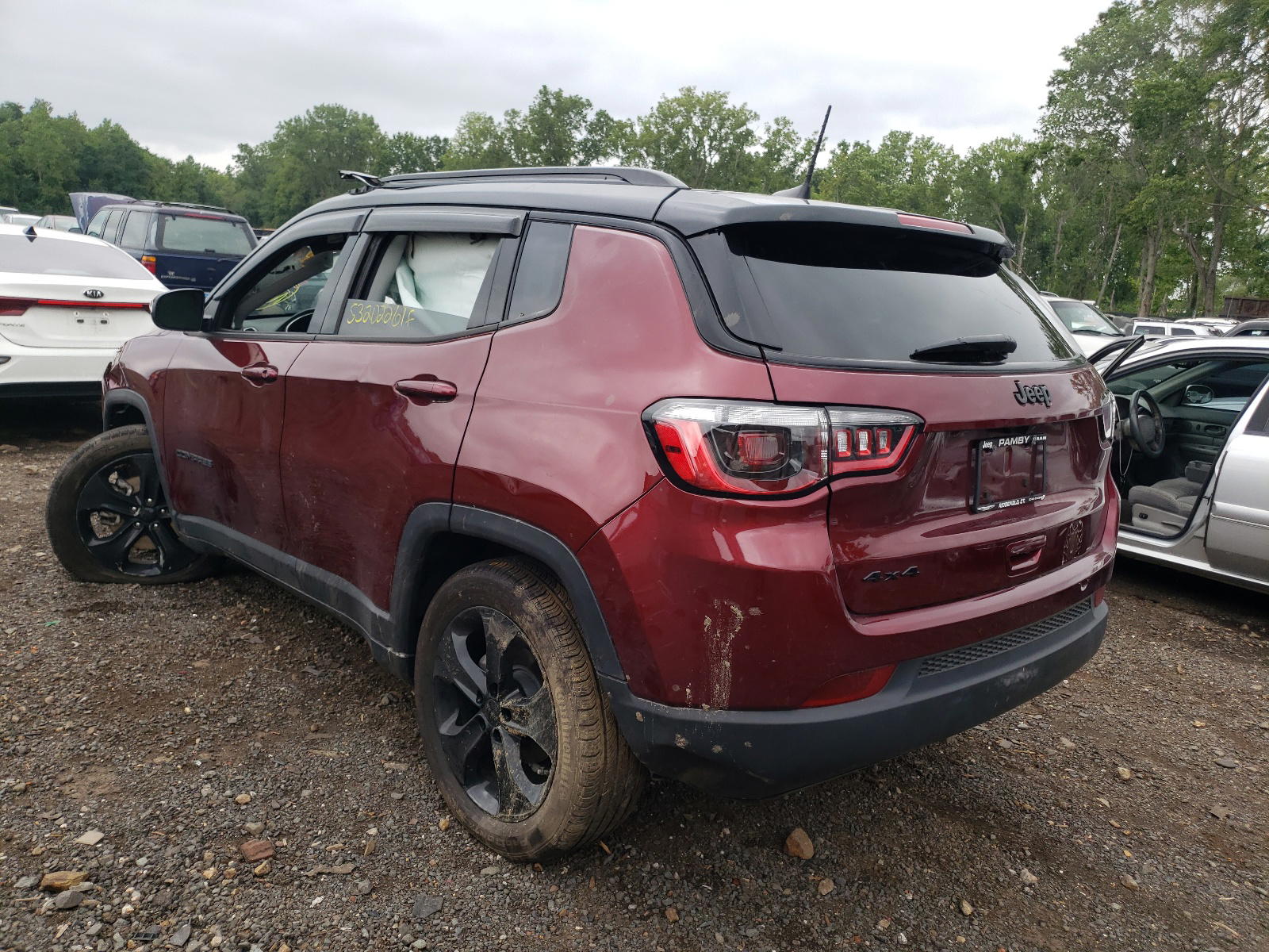 Photo 3 from auction – 2021 JEEP COMPASS LA with VIN 3C4NJDBB4MT519201