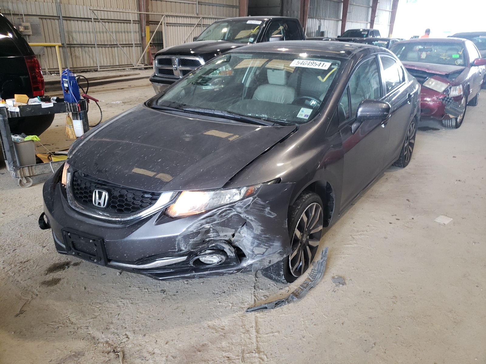 Photo 2 from auction – 2015 HONDA CIVIC EXL with VIN 2HGFB2F98FH504999